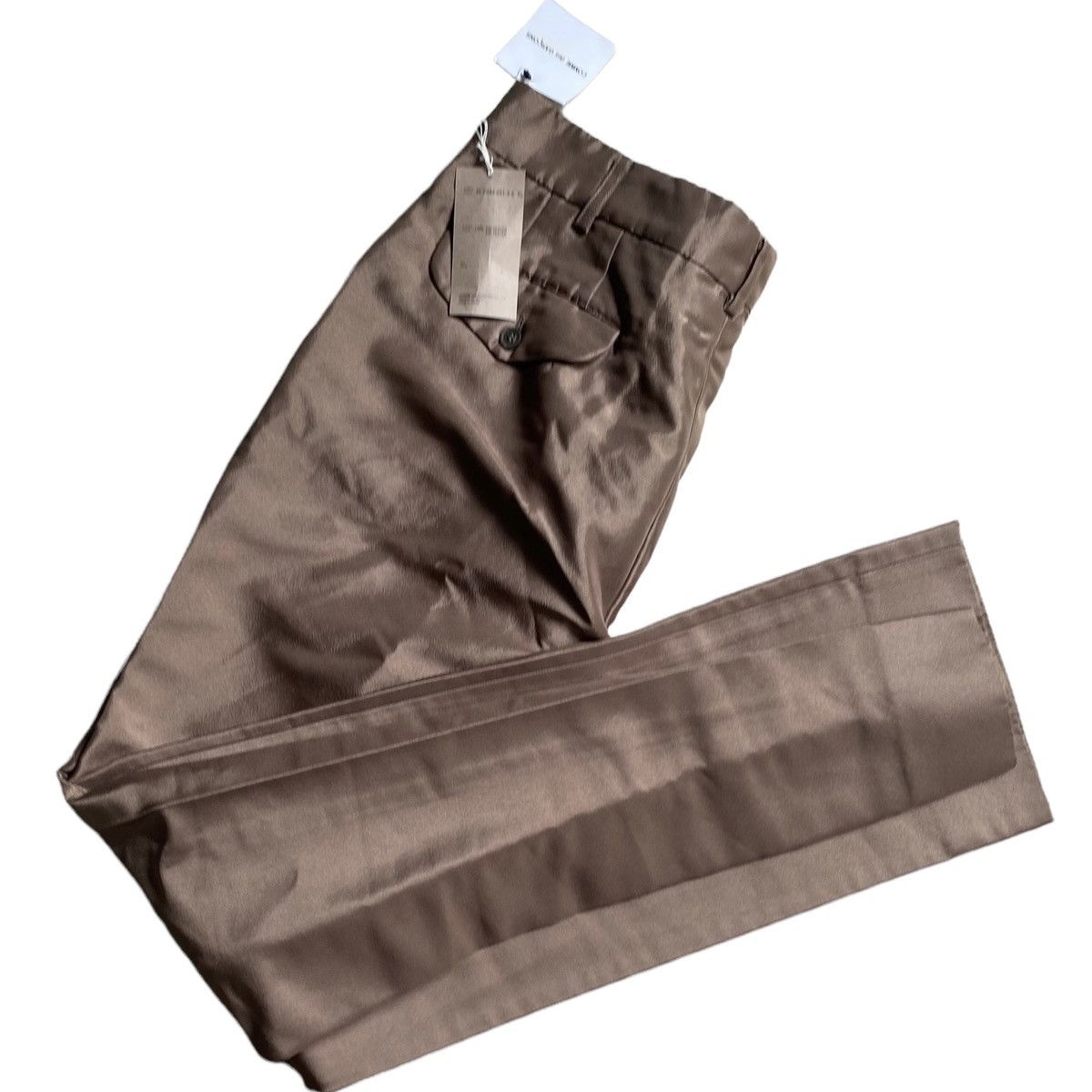 Comme des Garcons New FW2020 Khaiki Gold Pants Size US 34 / EU 50 - 3 Thumbnail