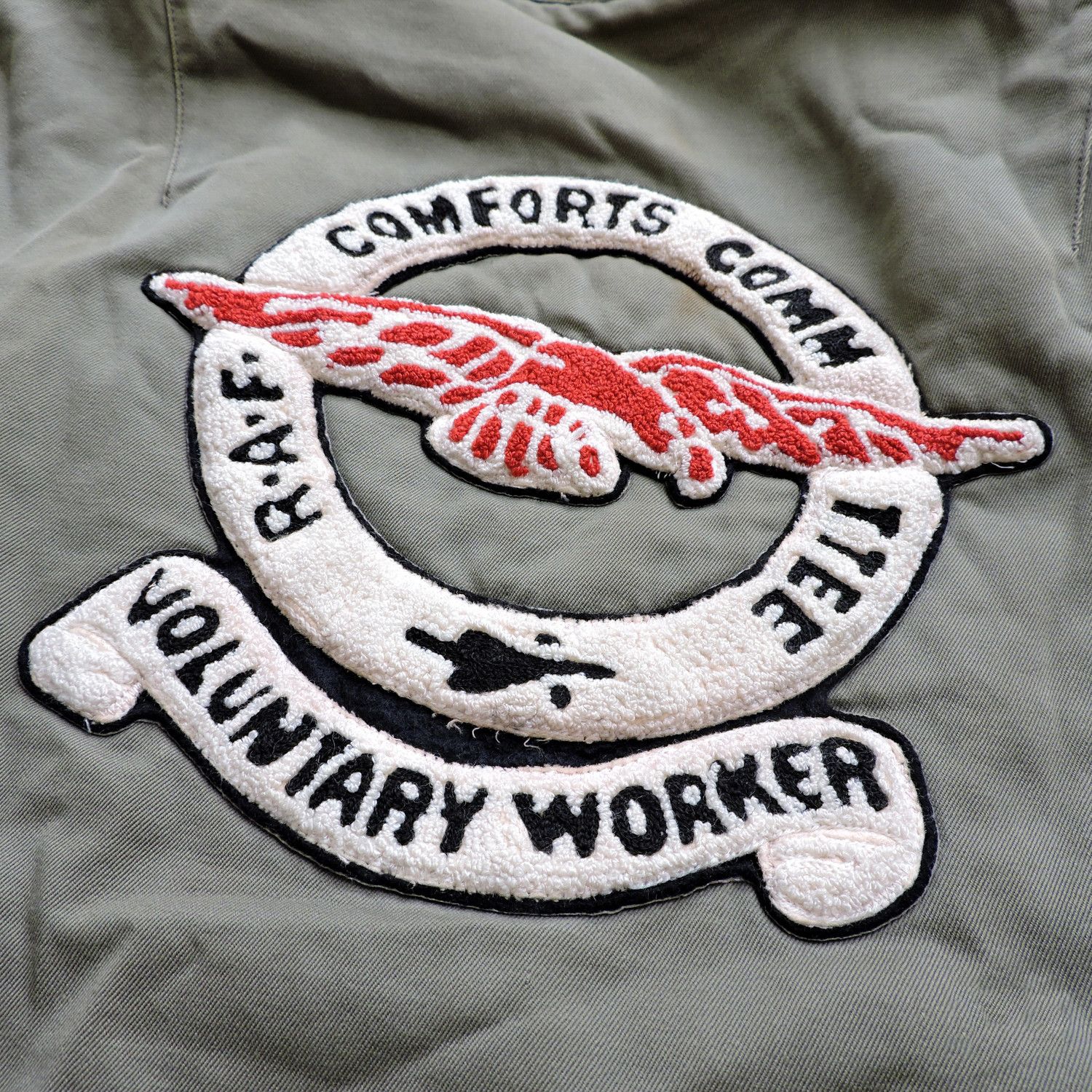 45rpm 45 RPM R.A.F. Comforts Comm TTEE Voluntary Worker Jacket Size US M / EU 48-50 / 2 - 9 Thumbnail