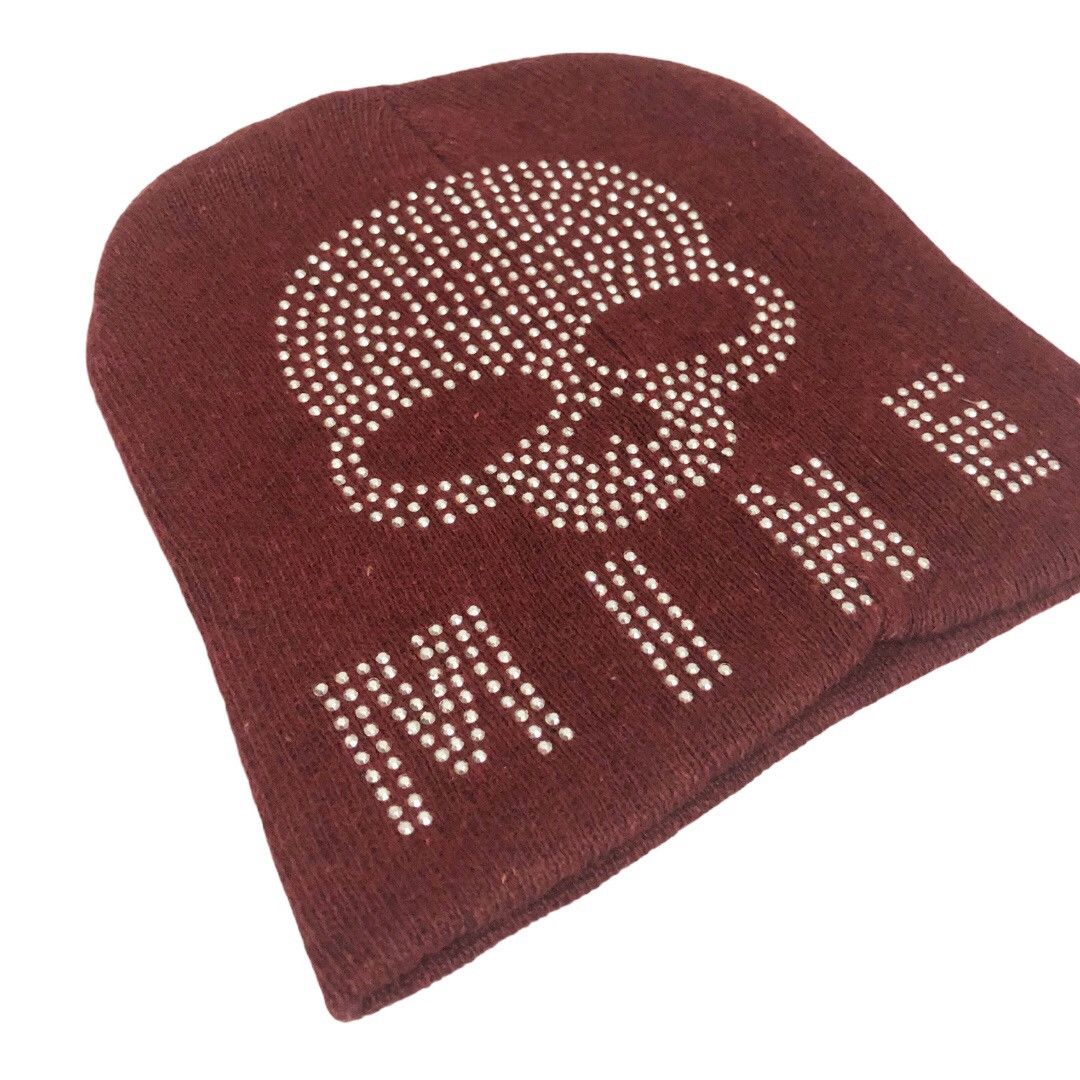 Japanese Brand 00's Mac Mice Skull Bennie hat Size ONE SIZE - 4 Thumbnail