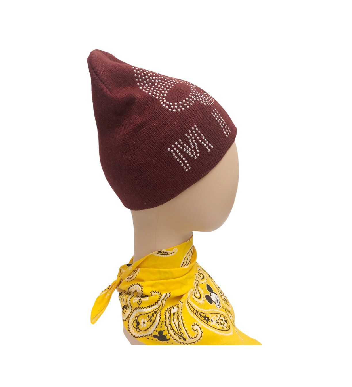 Japanese Brand 00's Mac Mice Skull Bennie hat Size ONE SIZE - 9 Thumbnail
