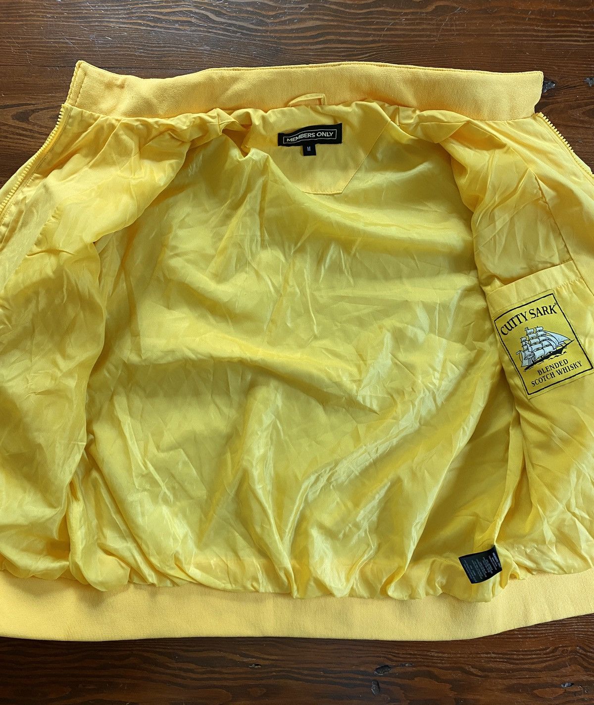 Members Only Vintage Members Only X Cutty Sark Full Zip Light Jacket Size US M / EU 48-50 / 2 - 9 Thumbnail