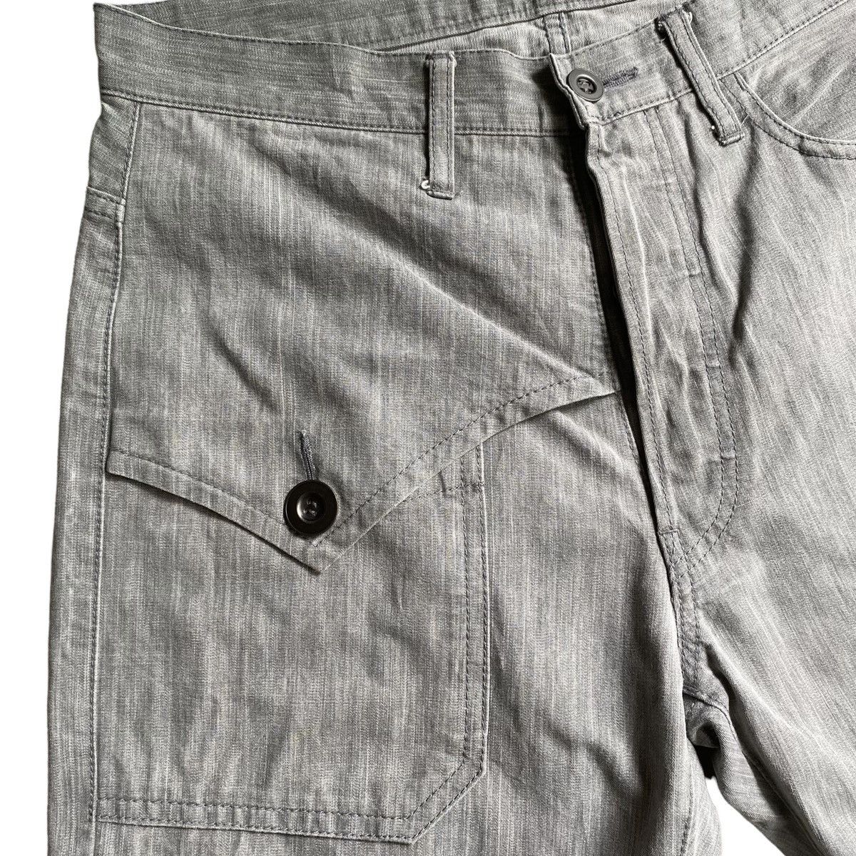 image of Yohji Yamamoto Y’S Front Flap Pocket Pants in Grey, Men's (Size 32)