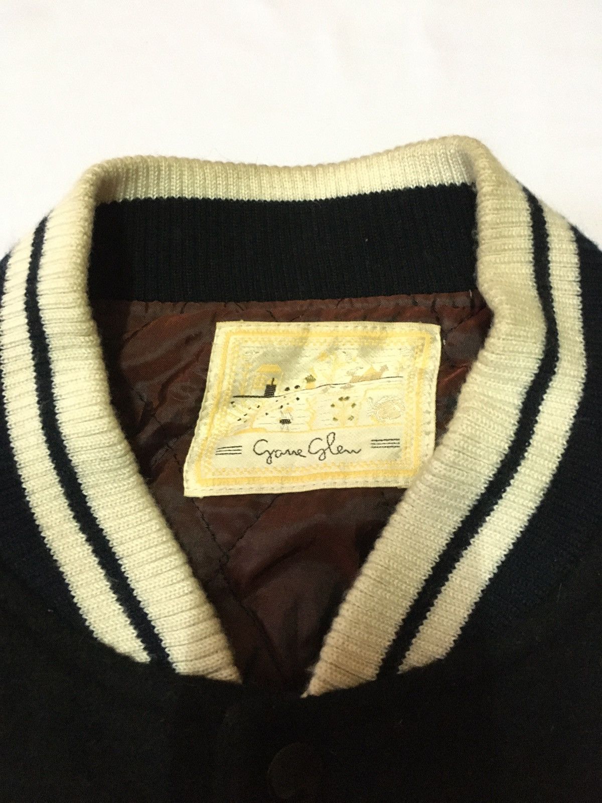 Vintage Vintage Varsity Wool Jacket GARREGLEN Size US L / EU 52-54 / 3 - 10 Thumbnail