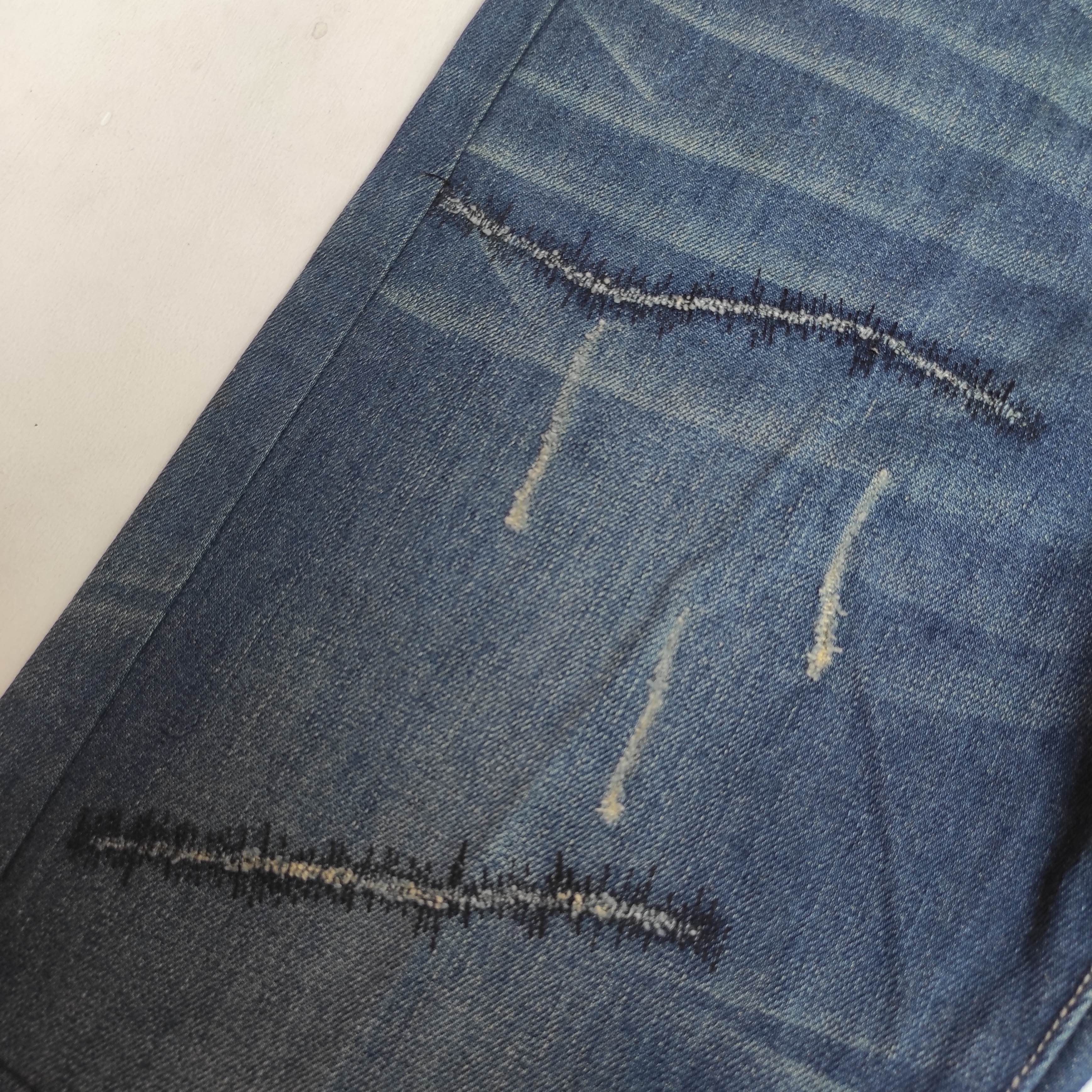 Hysteric Glamour Neighborhood NBHD Basic Savage Denim Distressed Effect Size US 30 / EU 46 - 7 Thumbnail