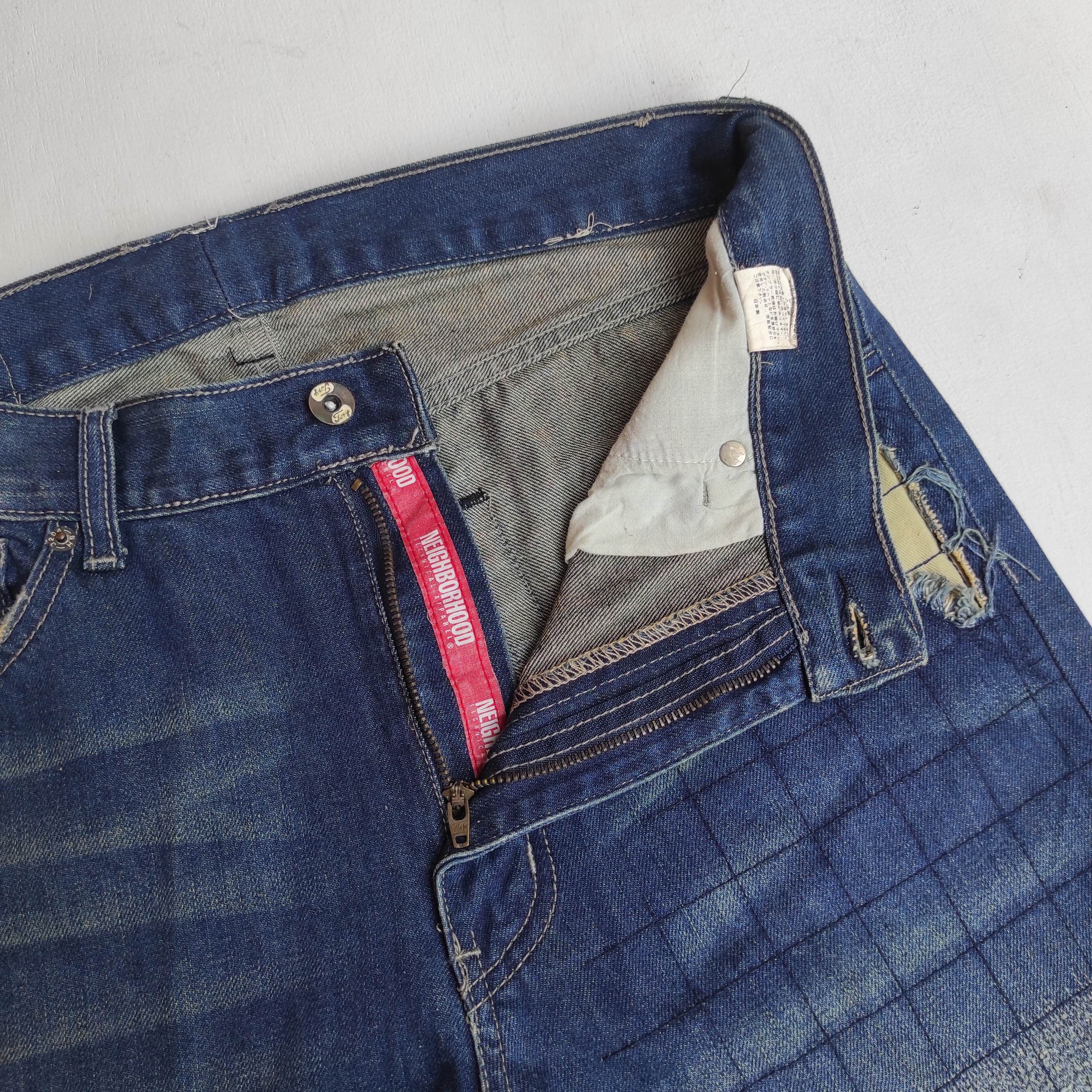 Hysteric Glamour Neighborhood NBHD Basic Savage Denim Distressed Effect Size US 30 / EU 46 - 10 Thumbnail