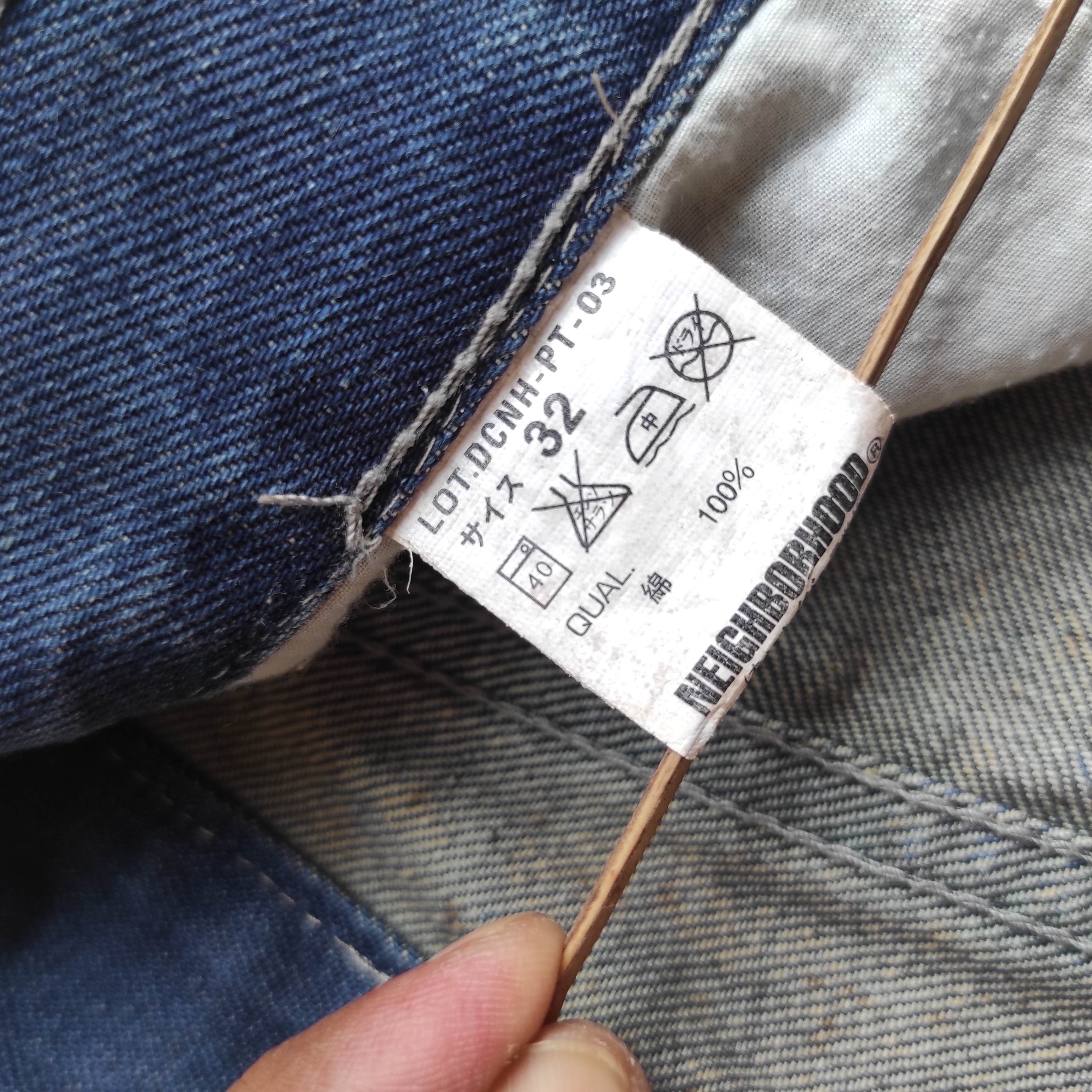 Hysteric Glamour Neighborhood NBHD Basic Savage Denim Distressed Effect Size US 30 / EU 46 - 11 Thumbnail