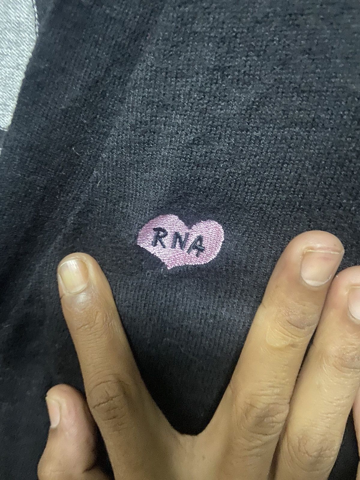 Japanese Brand RNA Alternative Syndrome Big Logo Cardigan Size US M / EU 48-50 / 2 - 3 Thumbnail