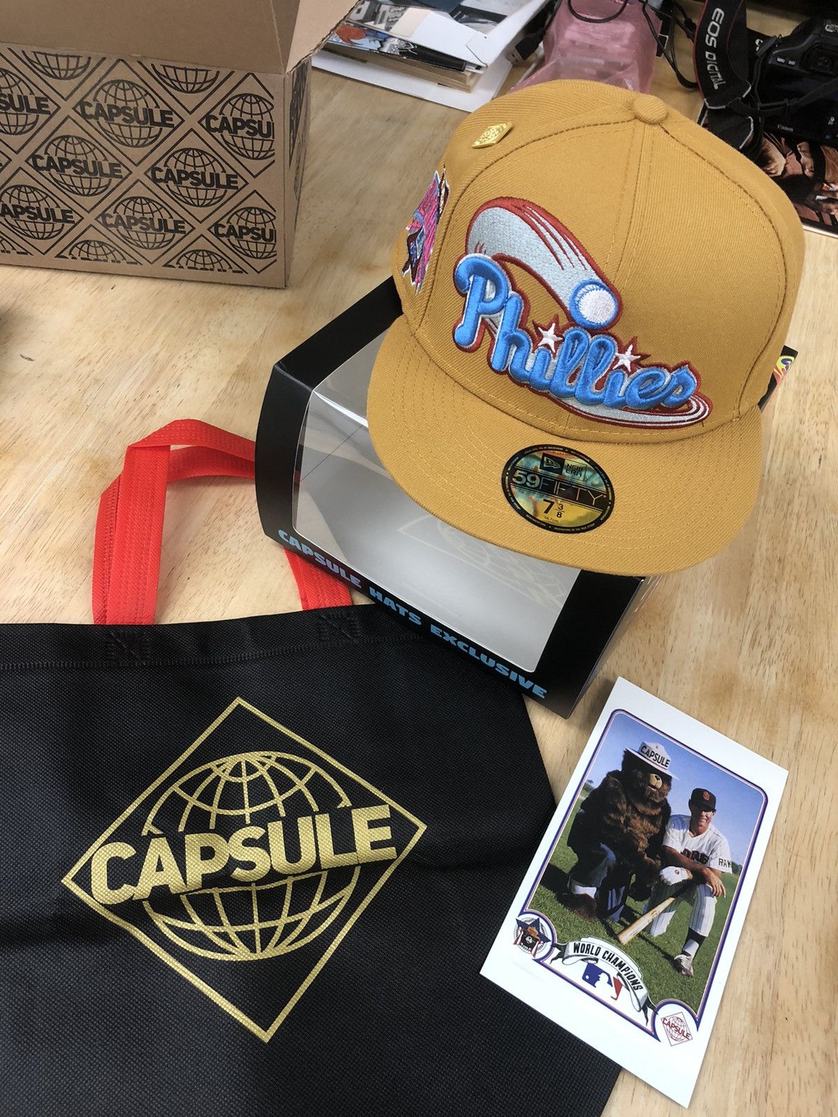 Capsule × New Era Capsule Exclusive Philadelphia Phillies 1996 All Star 7 3/8 Size ONE SIZE - 5 Thumbnail
