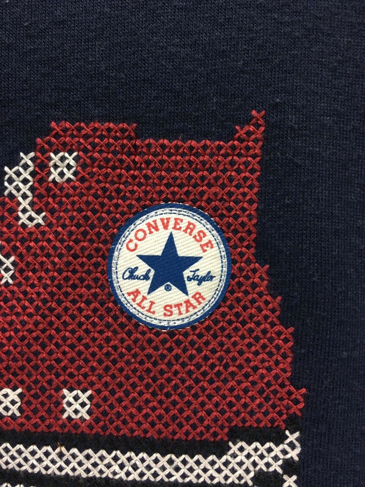 Converse × Vintage Vintage Converse Shoes Design Sweatshirt Size US M / EU 48-50 / 2 - 4 Thumbnail