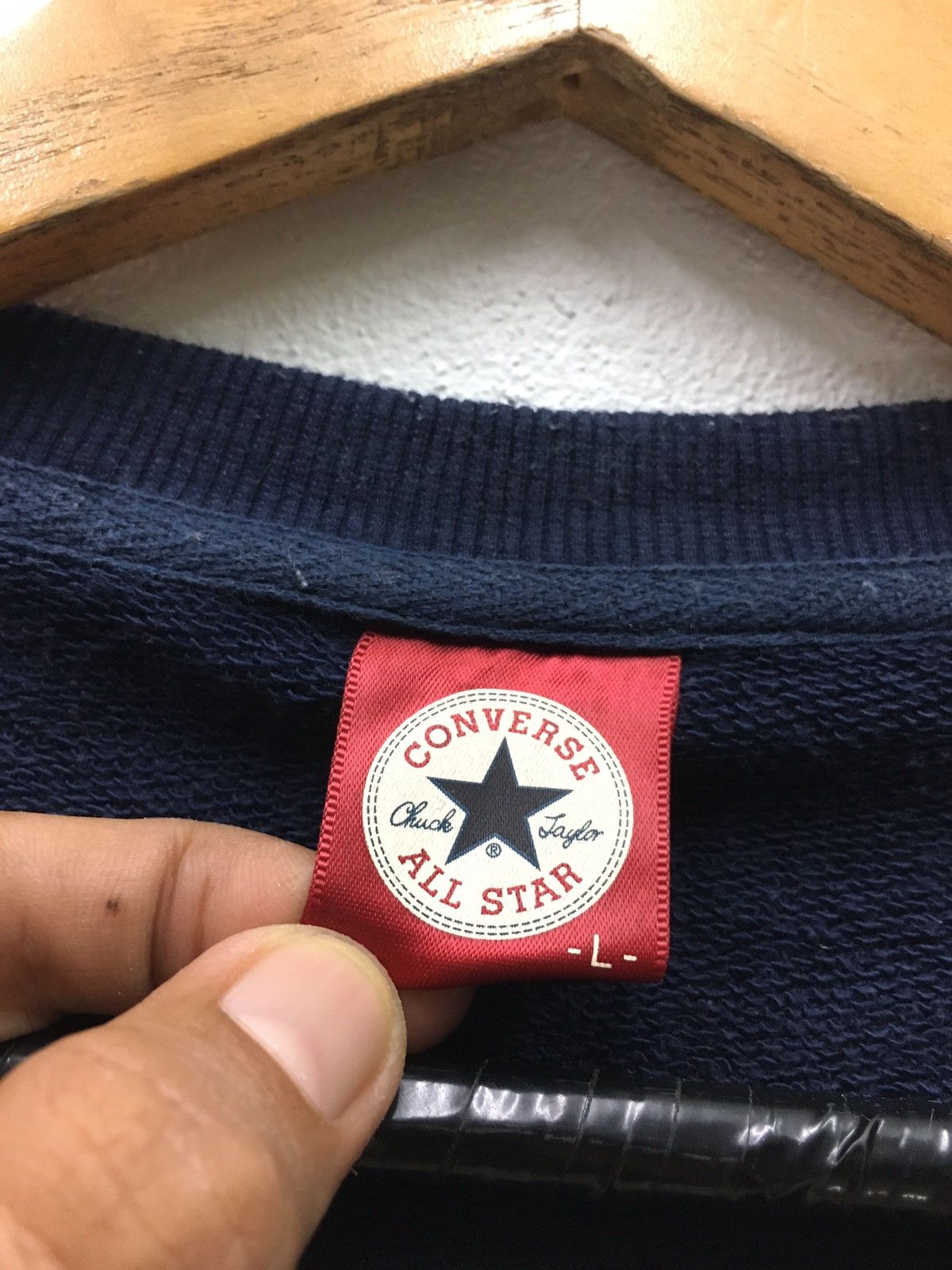 Converse × Vintage Vintage Converse Shoes Design Sweatshirt Size US M / EU 48-50 / 2 - 6 Thumbnail