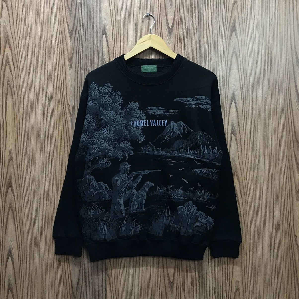 Japanese Brand × Vintage Vintage Laurel Valley Sweatshirt Art Design Jumper Size US M / EU 48-50 / 2 - 1 Thumbnail