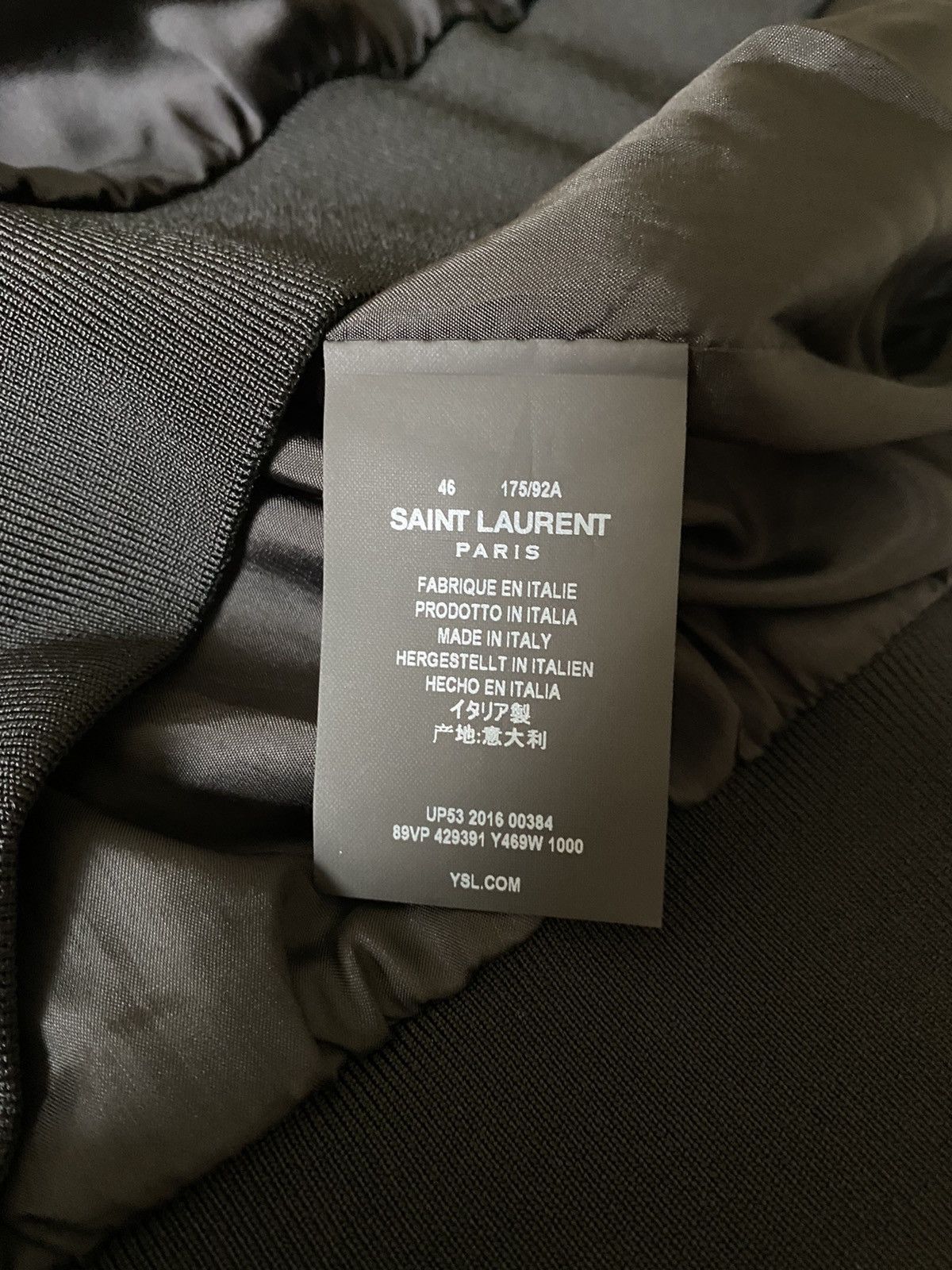 Saint Laurent Paris $4550 FW16 Saint Laurent ‘palladium’ tiger embroidered teddy Size US M / EU 48-50 / 2 - 14 Thumbnail
