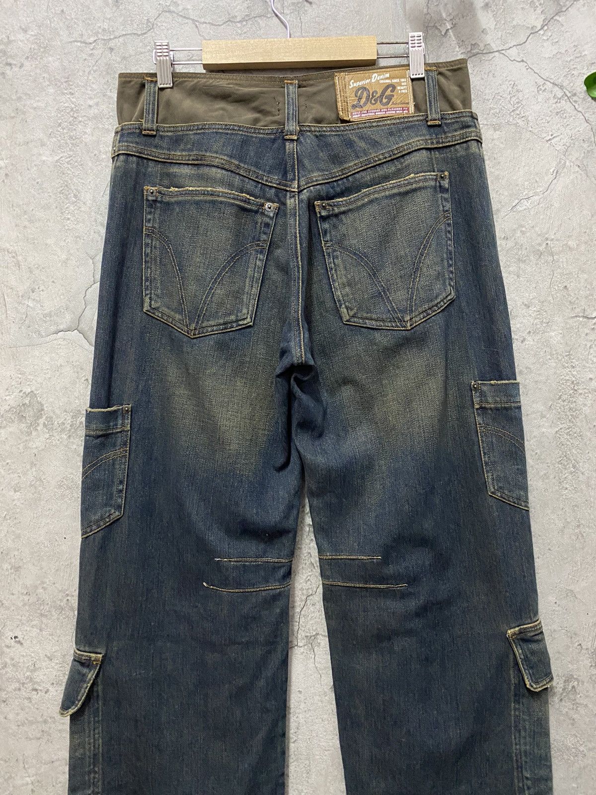Dolce & Gabbana SS 2003 Dolce & Gabanna Reconstructed Cargo Zipper Denim Size US 32 / EU 48 - 16 Thumbnail