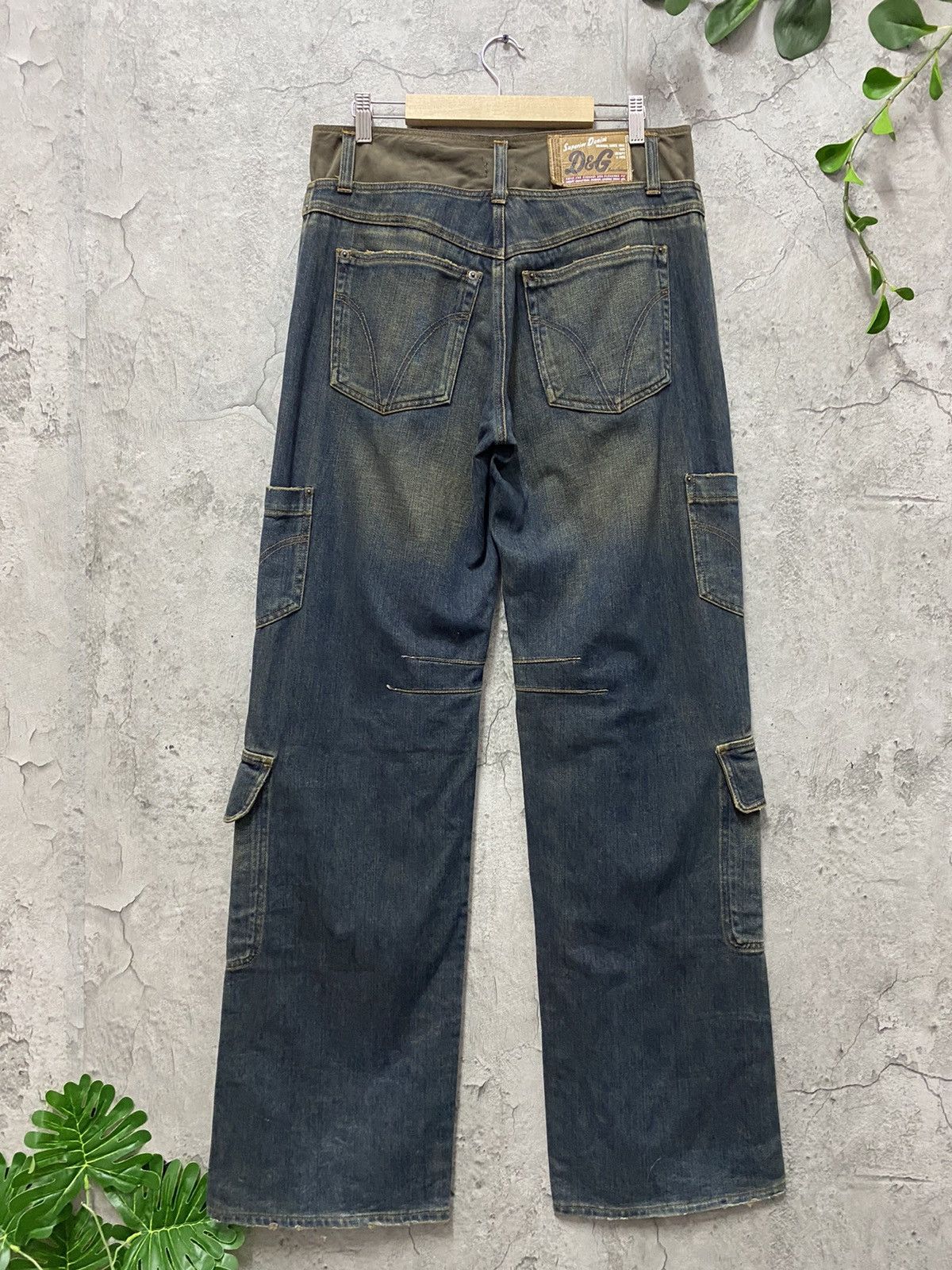 Dolce & Gabbana SS 2003 Dolce & Gabanna Reconstructed Cargo Zipper Denim Size US 32 / EU 48 - 2 Thumbnail