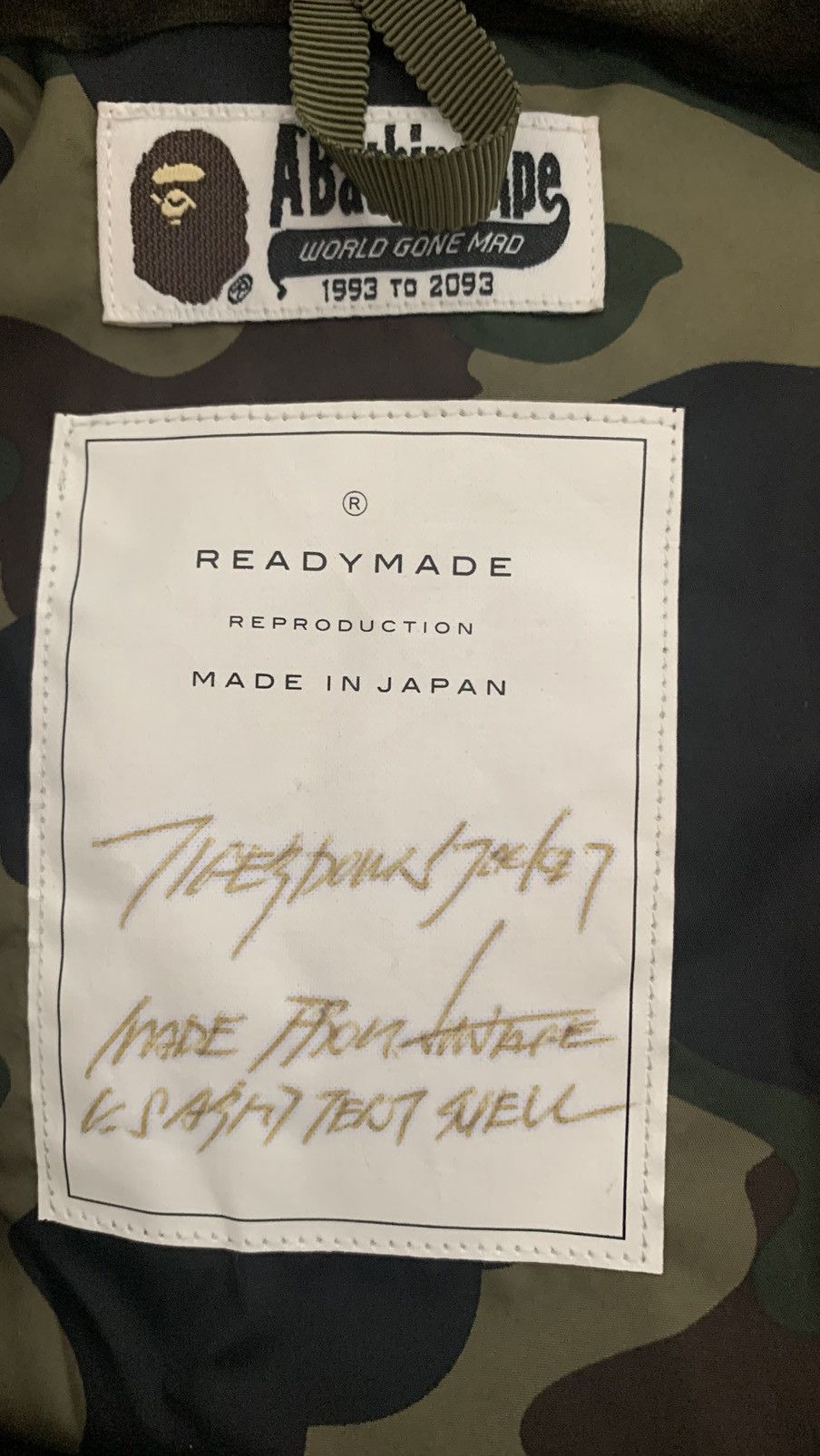 Bape × READYMADE Bape x Readymade oversize Tiger Hoodie Down Jacket Size US XXL / EU 58 / 5 - 6 Thumbnail