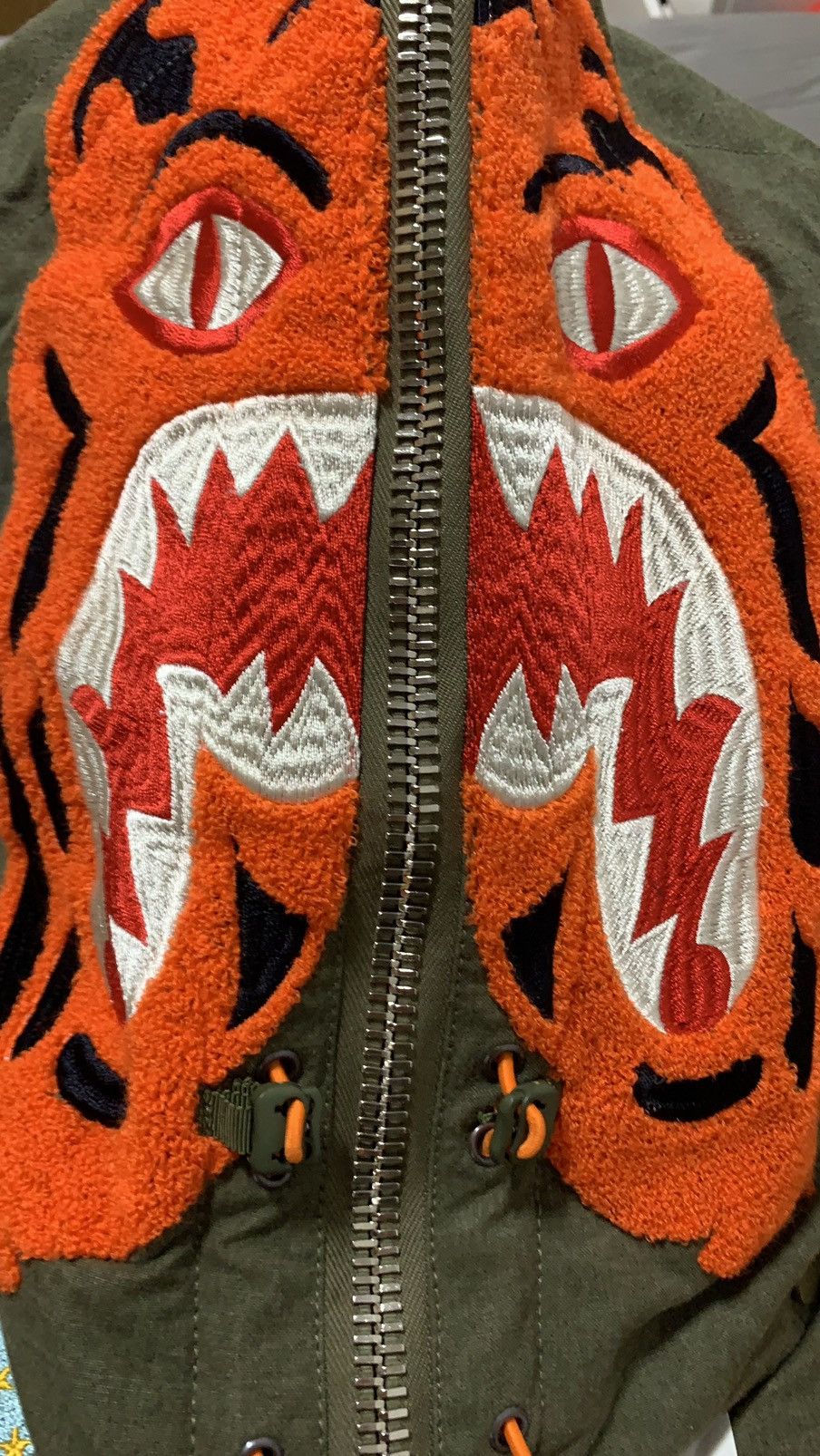 Bape × READYMADE Bape x Readymade oversize Tiger Hoodie Down Jacket Size US XXL / EU 58 / 5 - 19 Thumbnail