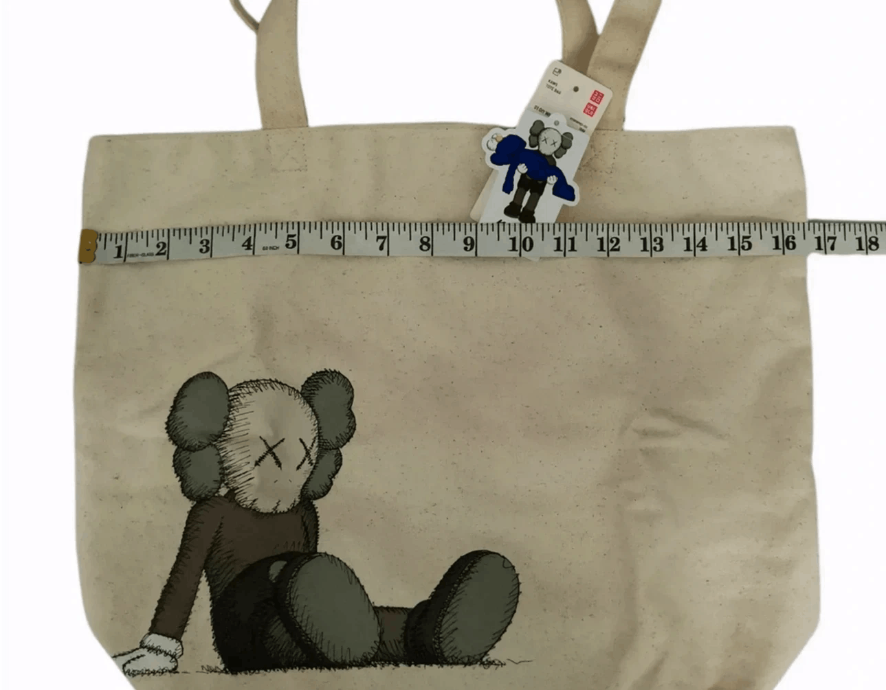 Kaws Kaws Tote Bag White Deadstock Japan Designer Original Fake Size ONE SIZE - 5 Thumbnail