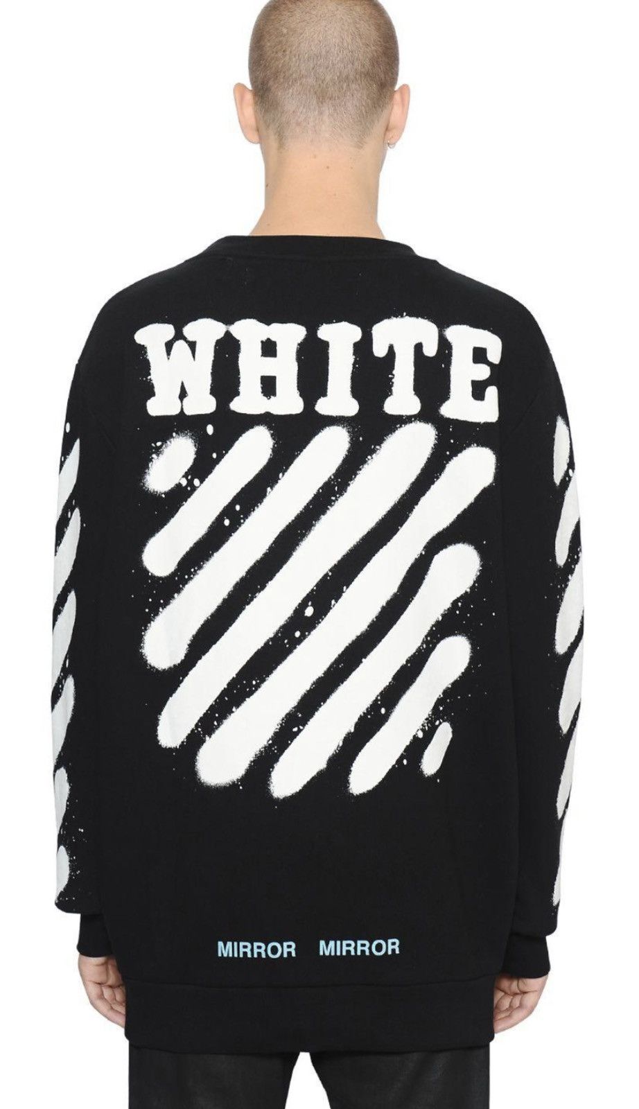 Off-White off white spray logo printed sweater Size US XS / EU 42 / 0 - 13 Thumbnail
