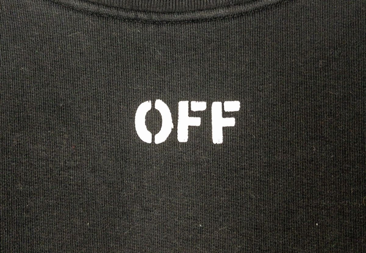 Off-White off white spray logo printed sweater Size US XS / EU 42 / 0 - 4 Thumbnail