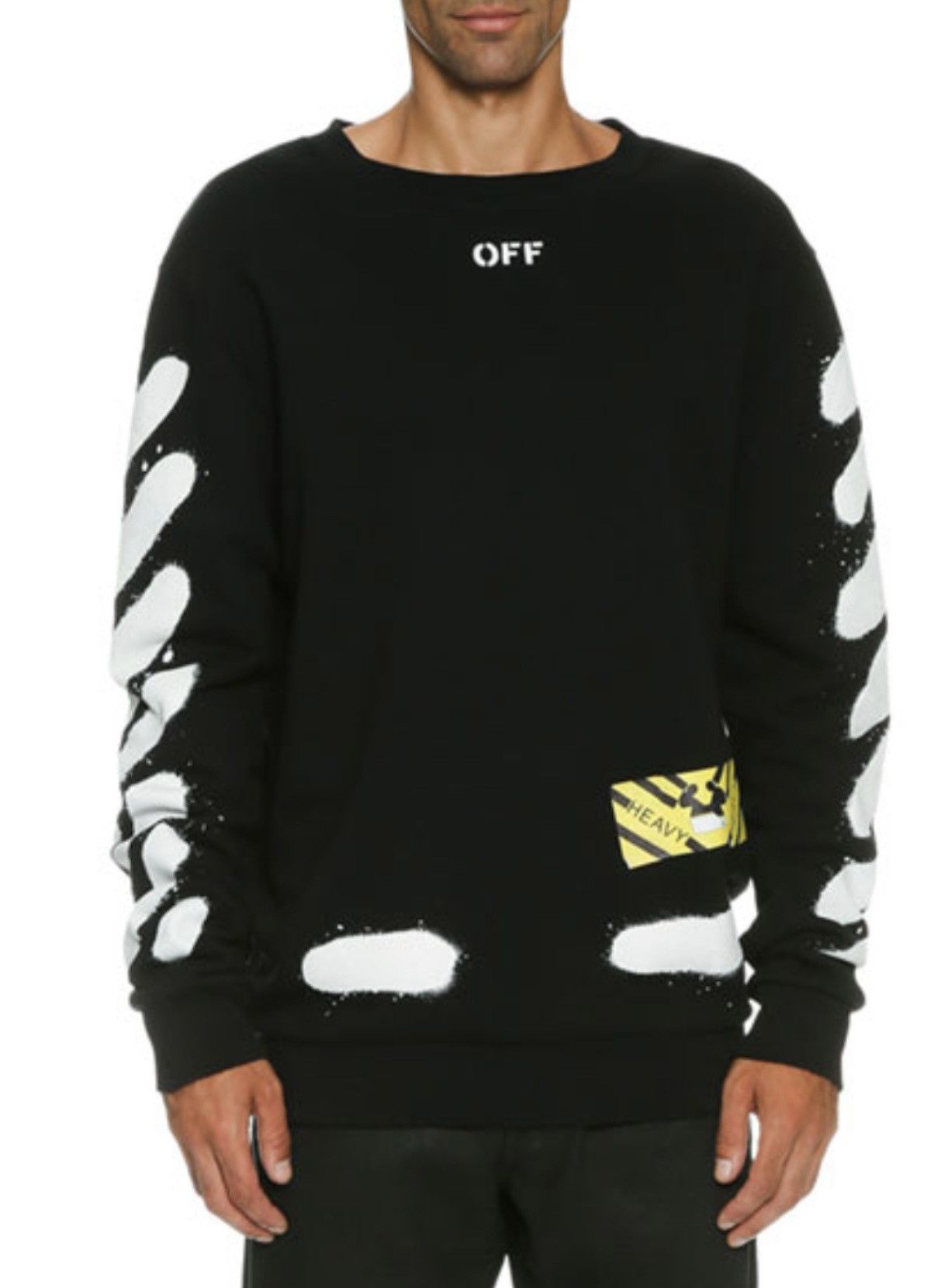 Off-White off white spray logo printed sweater Size US XS / EU 42 / 0 - 12 Thumbnail