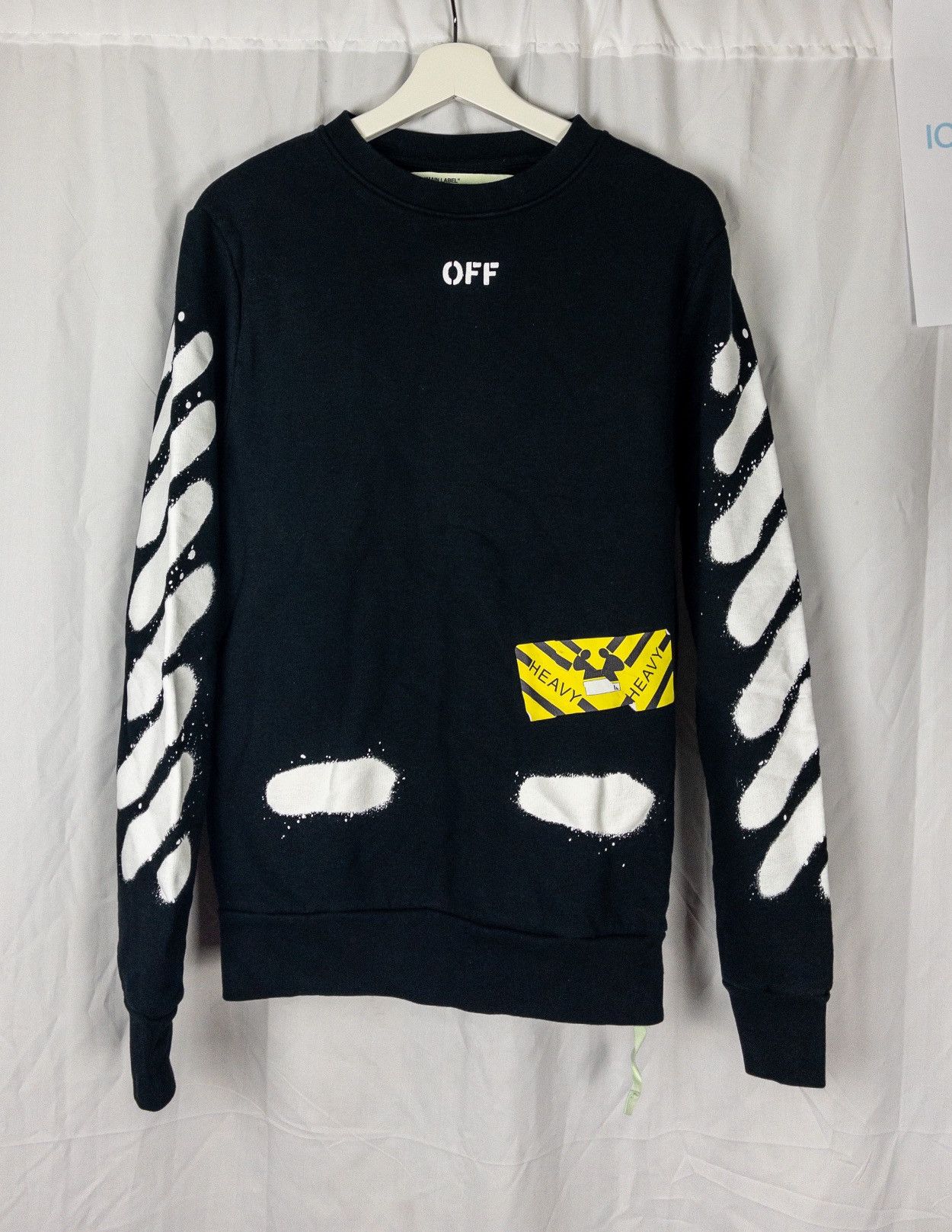 Off-White off white spray logo printed sweater Size US XS / EU 42 / 0 - 1 Thumbnail