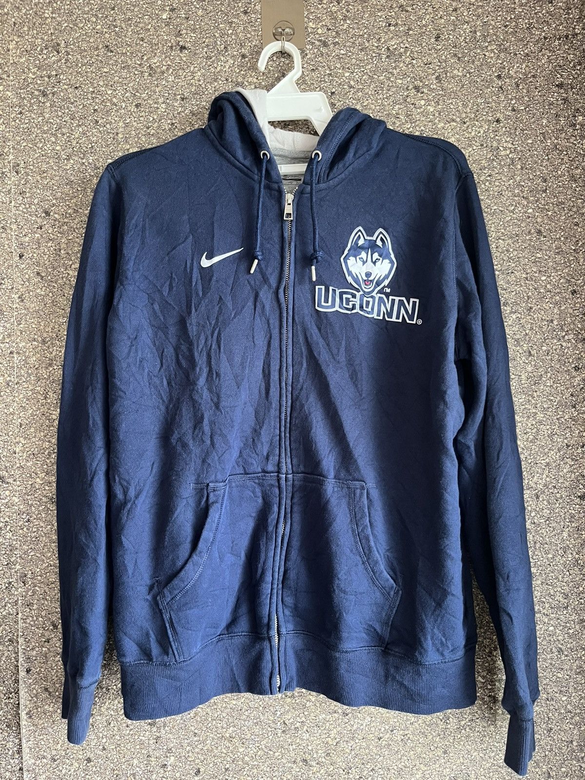 image of Vintage Nike Uconn Ft87 in Navy, Men's (Size 2XL)