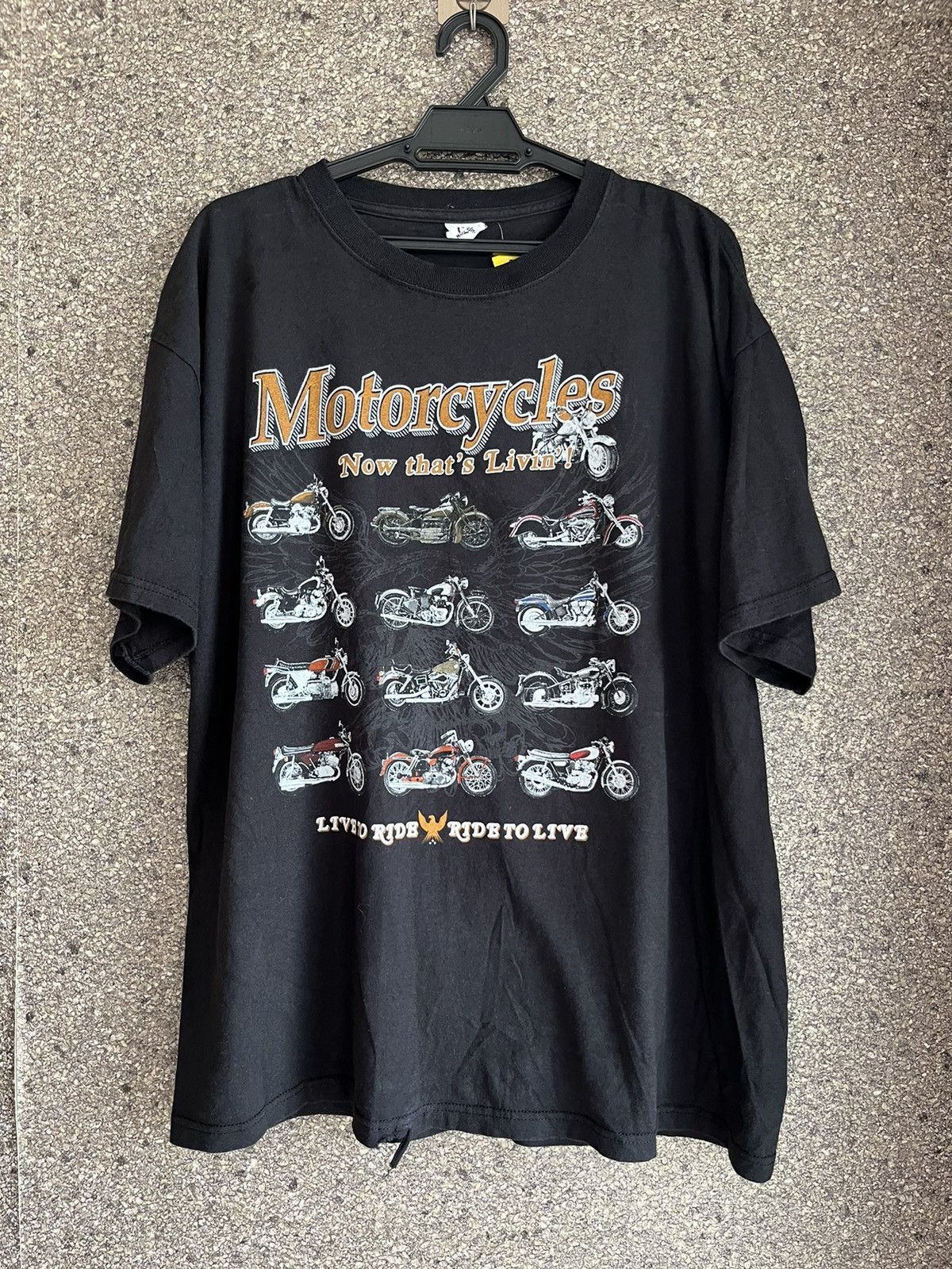 image of Vintage Motorcycles Ft60 in Black, Men's (Size XL)