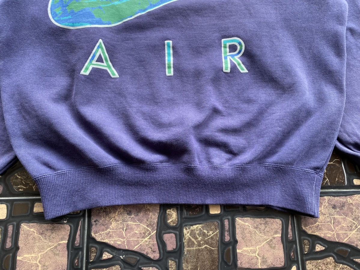💥RARE💥Vintage 90s NIKE AIR Big Swoosh “Grey Tag” Jumper