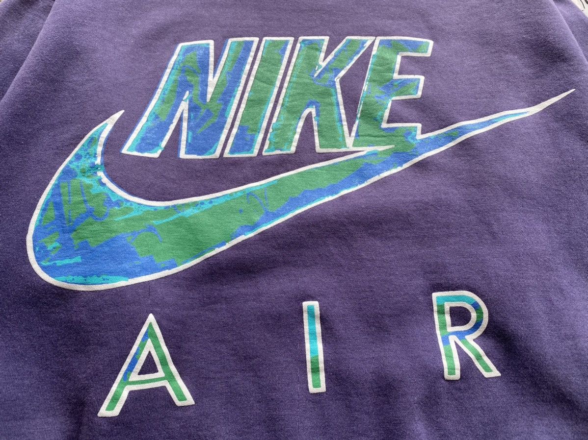 💥RARE💥Vintage 90s NIKE AIR Big Swoosh “Grey Tag” Jumper