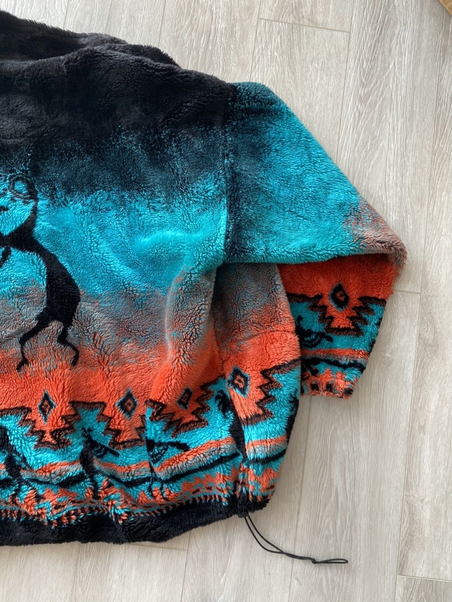 Japanese Brand × Vintage Vintage Bear Ridge Kokopelli pattern fleece sweatshirt Size US L / EU 52-54 / 3 - 9 Thumbnail