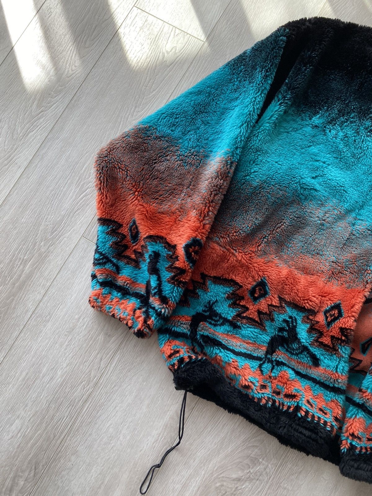 Japanese Brand × Vintage Vintage Bear Ridge Kokopelli pattern fleece sweatshirt Size US L / EU 52-54 / 3 - 2 Thumbnail