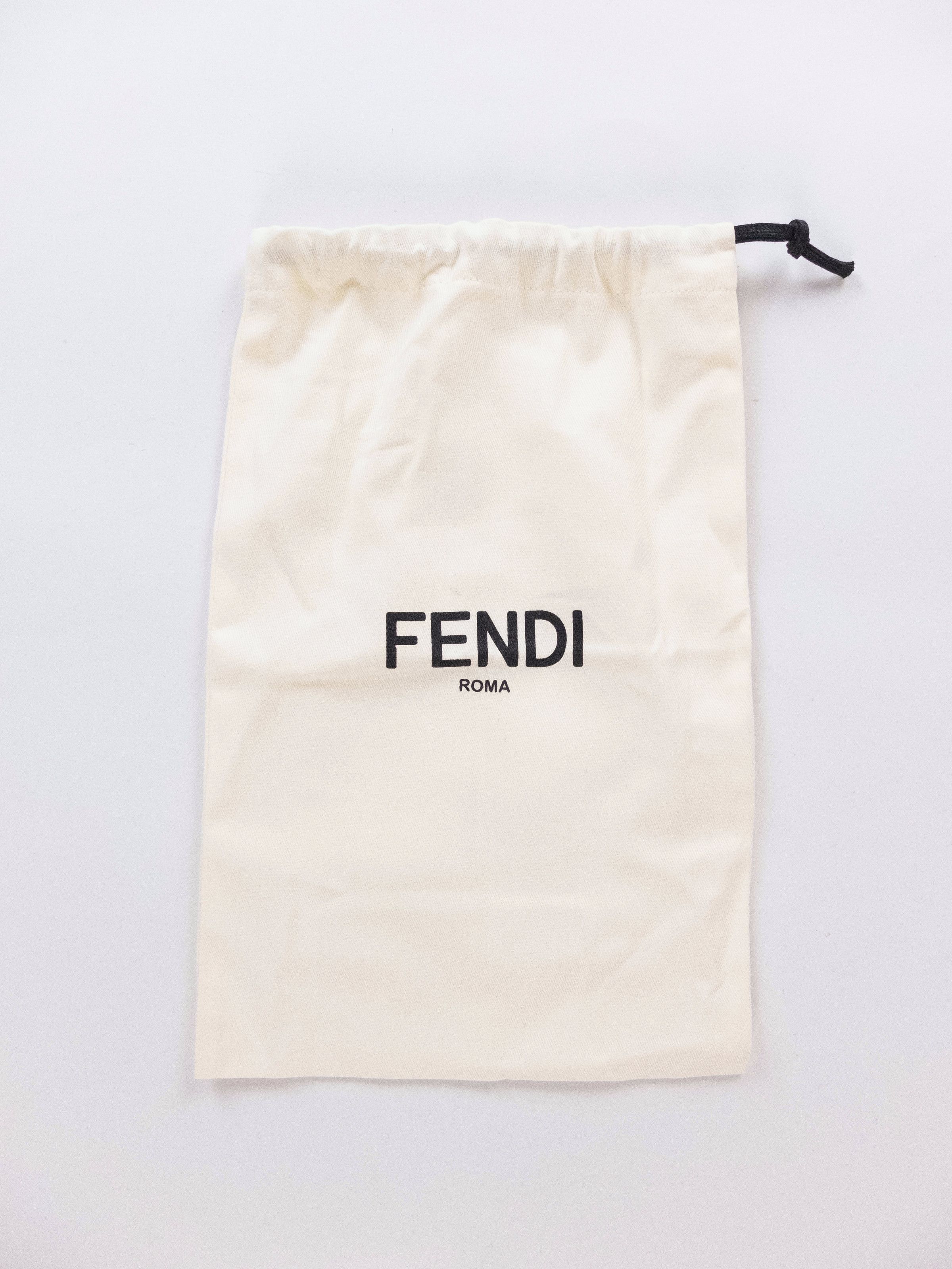 Fendi FENDI brown & yellow reversible FF monogram buckle belt 95 Size 36 - 7 Thumbnail