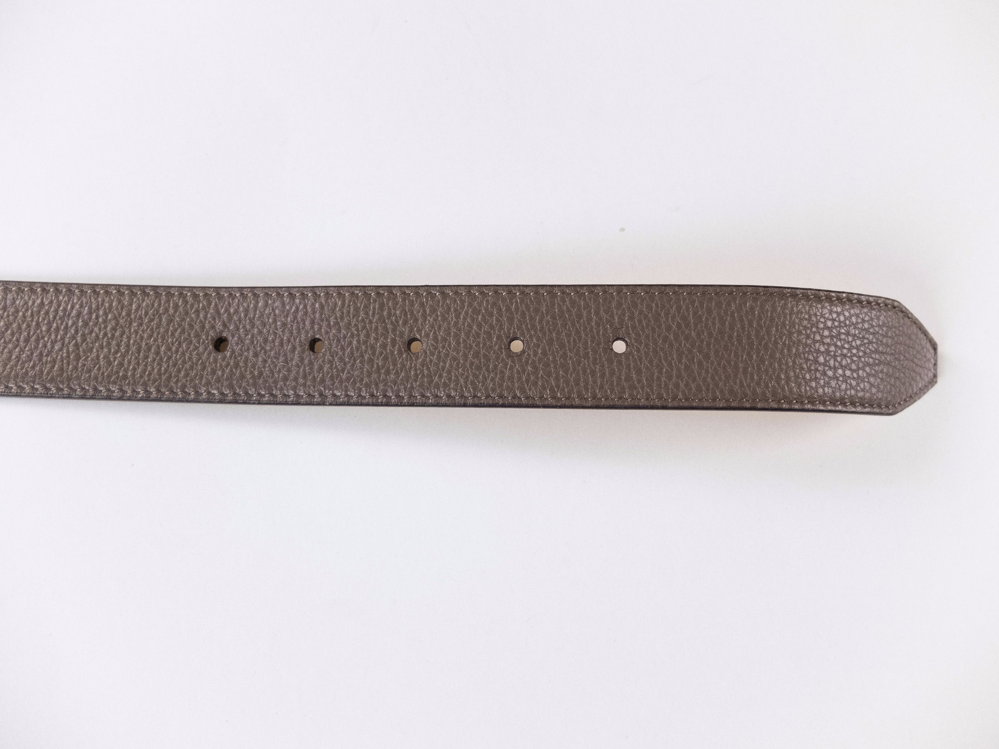 Fendi FENDI brown & yellow reversible FF monogram buckle belt 95 Size 36 - 5 Thumbnail