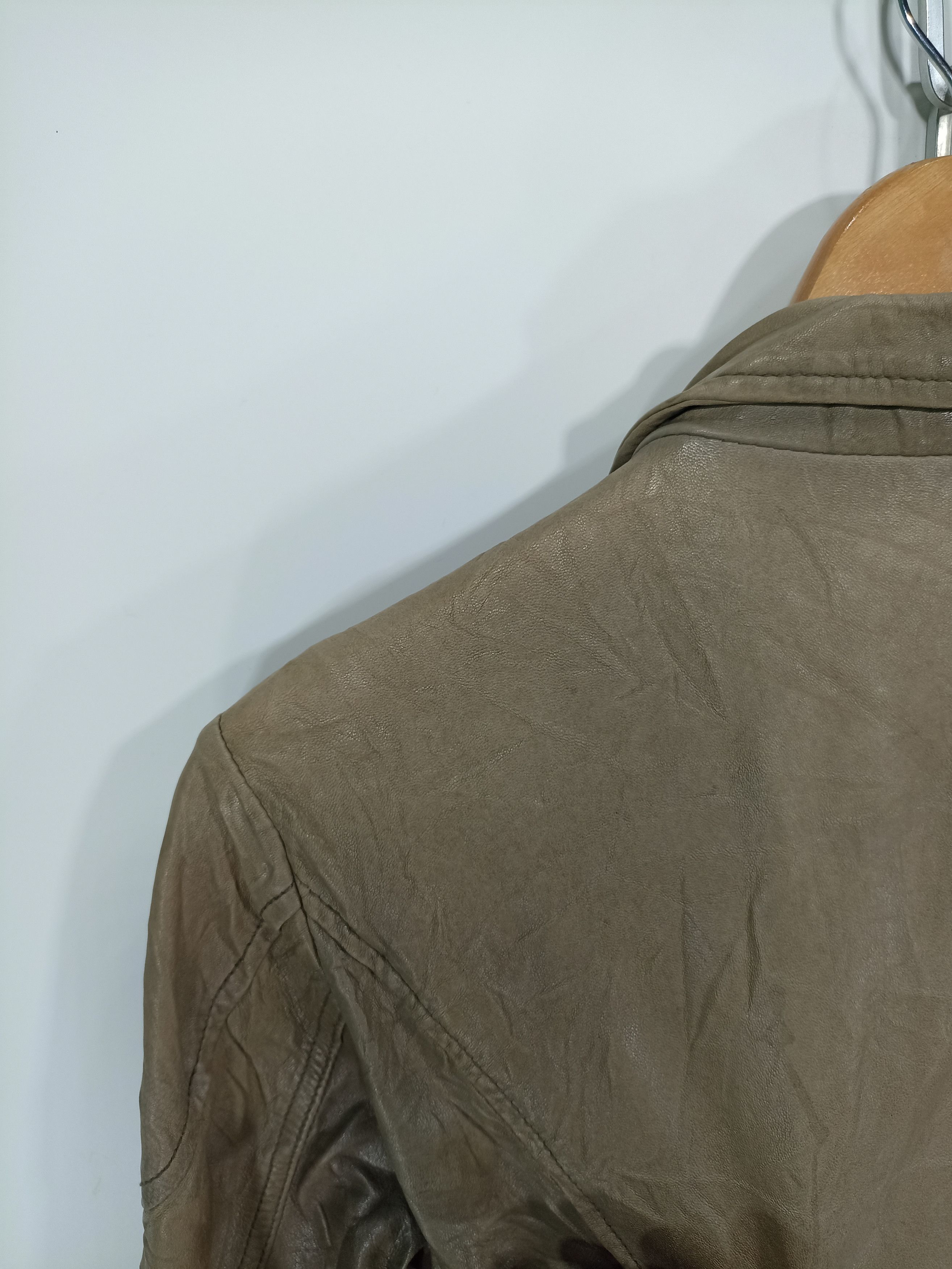MAX&Co. × Vintage Vintage Max & Co Leather Jacket Size M / US 6-8 / IT 42-44 - 10 Thumbnail