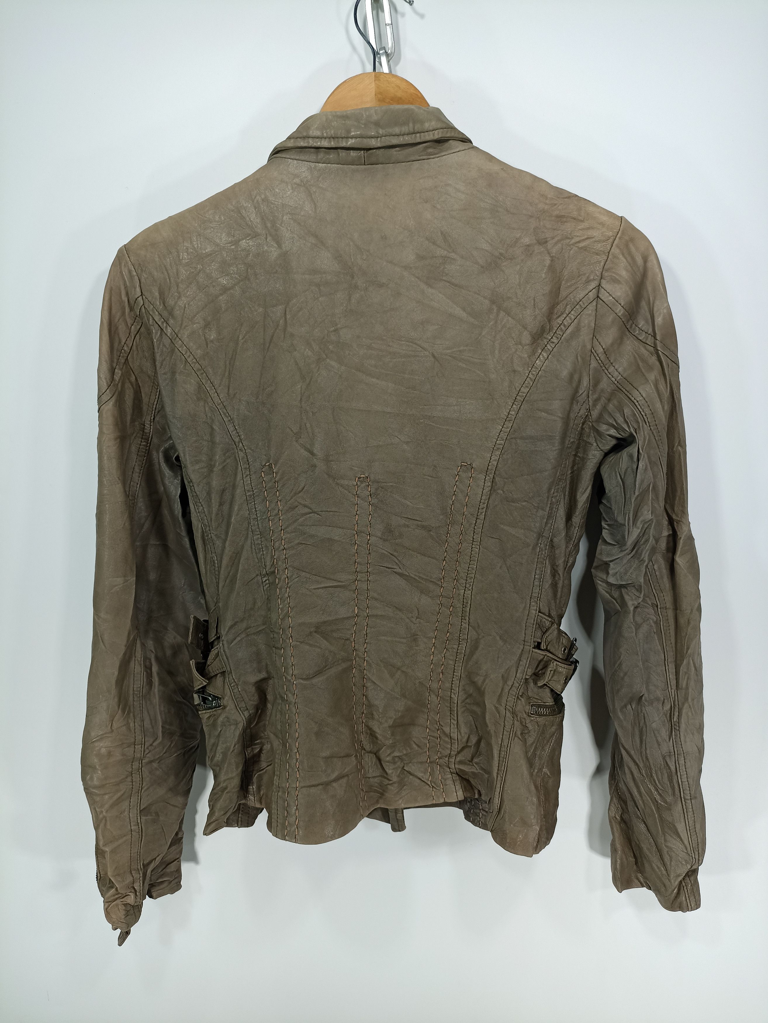 MAX&Co. × Vintage Vintage Max & Co Leather Jacket Size M / US 6-8 / IT 42-44 - 15 Thumbnail