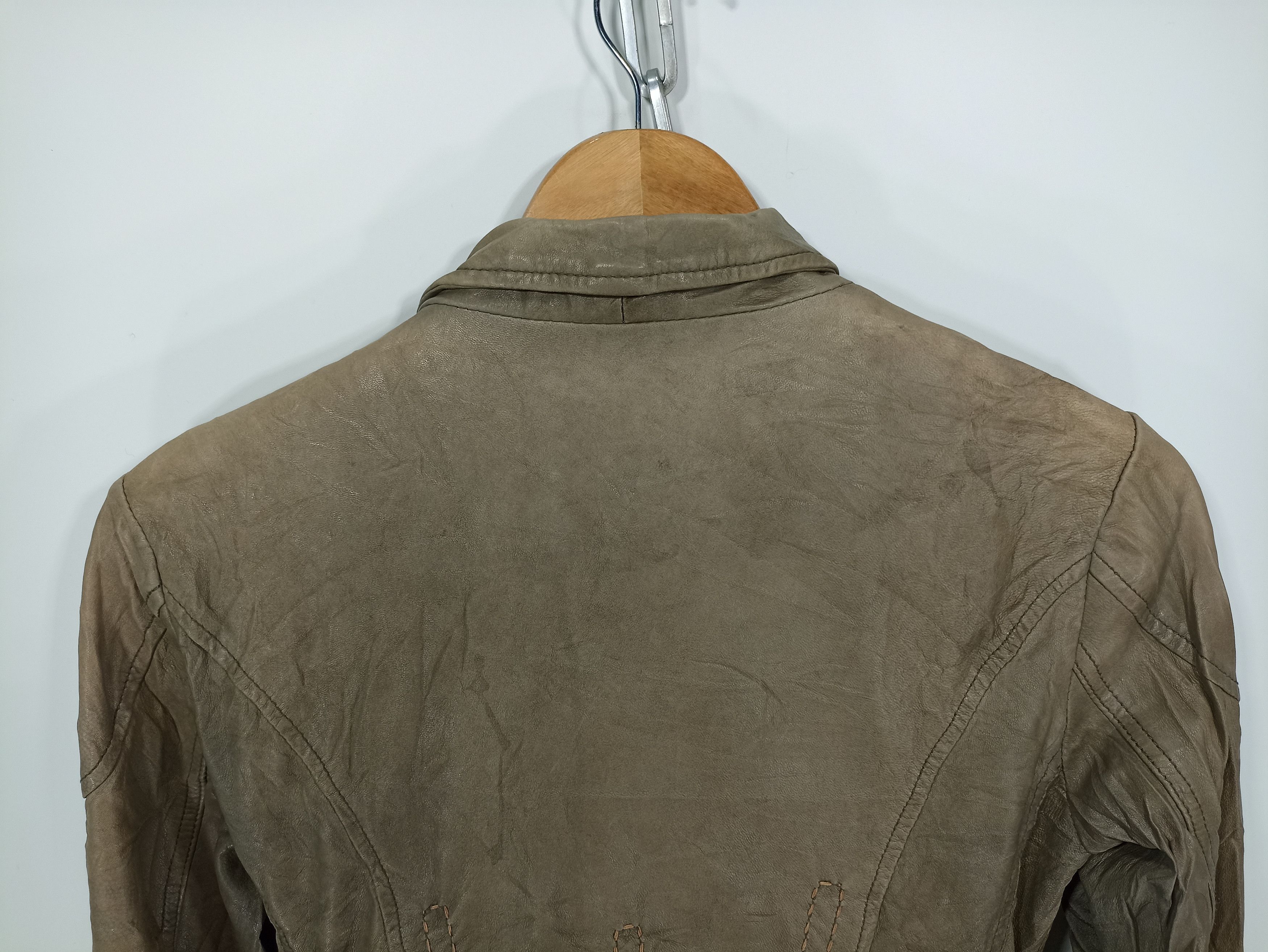 MAX&Co. × Vintage Vintage Max & Co Leather Jacket Size M / US 6-8 / IT 42-44 - 9 Thumbnail