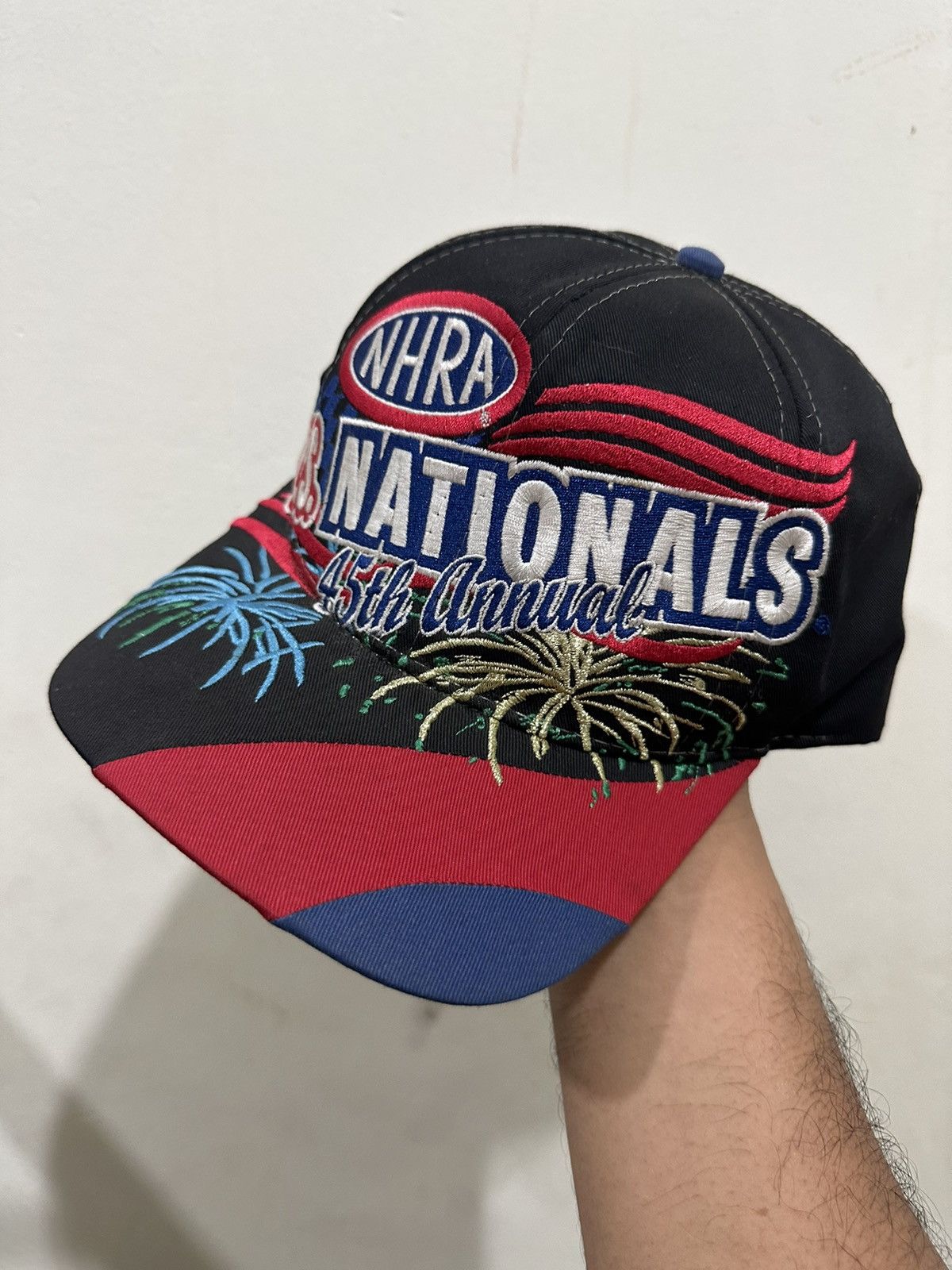 NASCAR 🔥Vintage🔥NHRA 45th Anniversary 1999 Snapback Size ONE SIZE - 1 Thumbnail