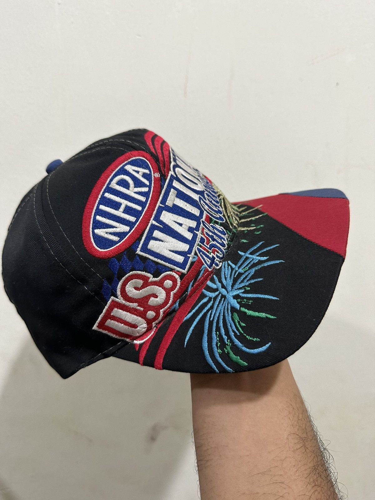 NASCAR 🔥Vintage🔥NHRA 45th Anniversary 1999 Snapback Size ONE SIZE - 6 Thumbnail