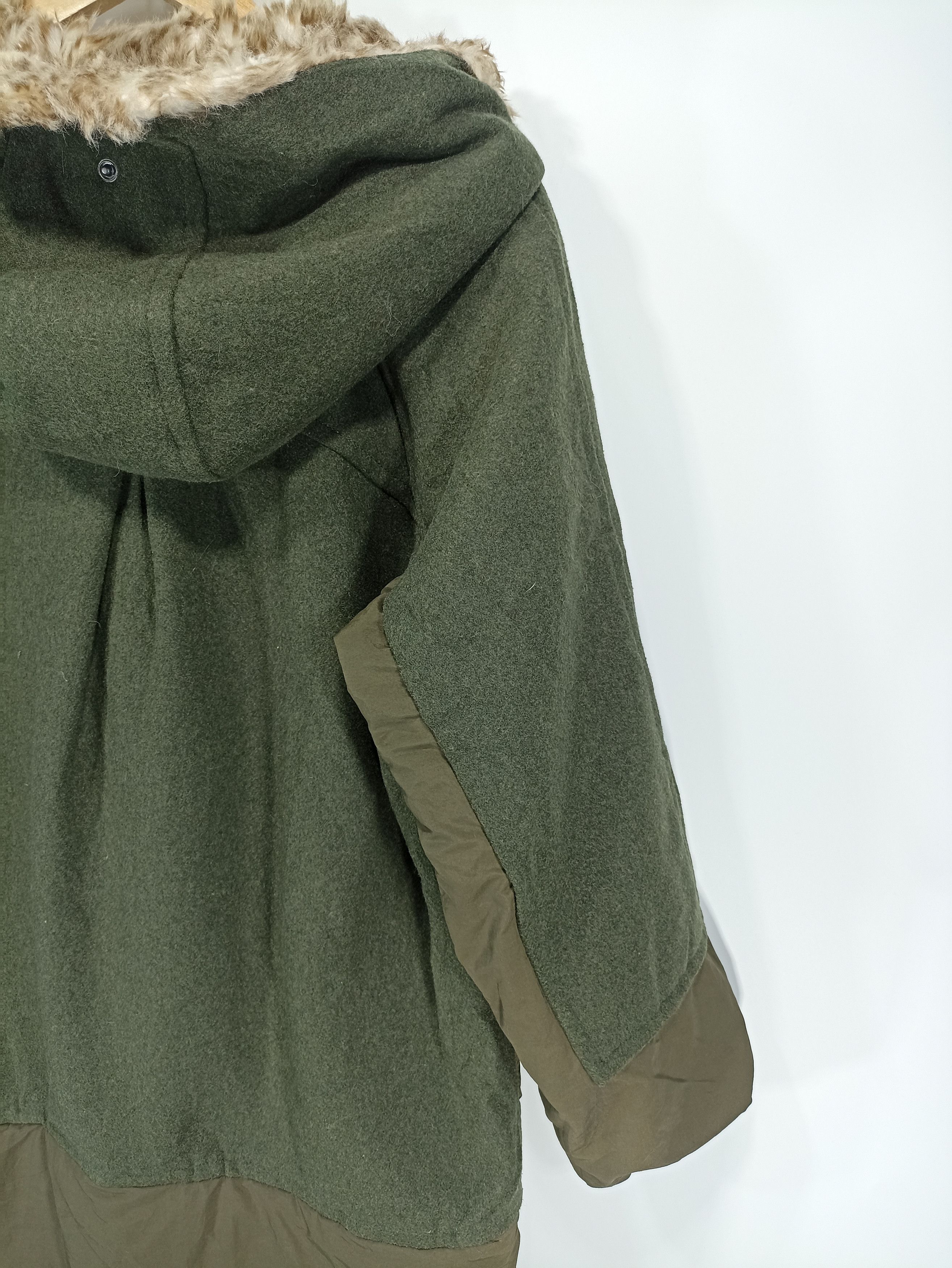 Designer × If Six Was Nine × Japanese Brand Ozoc patch wool goose down faux fur hoodie Size US M / EU 48-50 / 2 - 5 Thumbnail