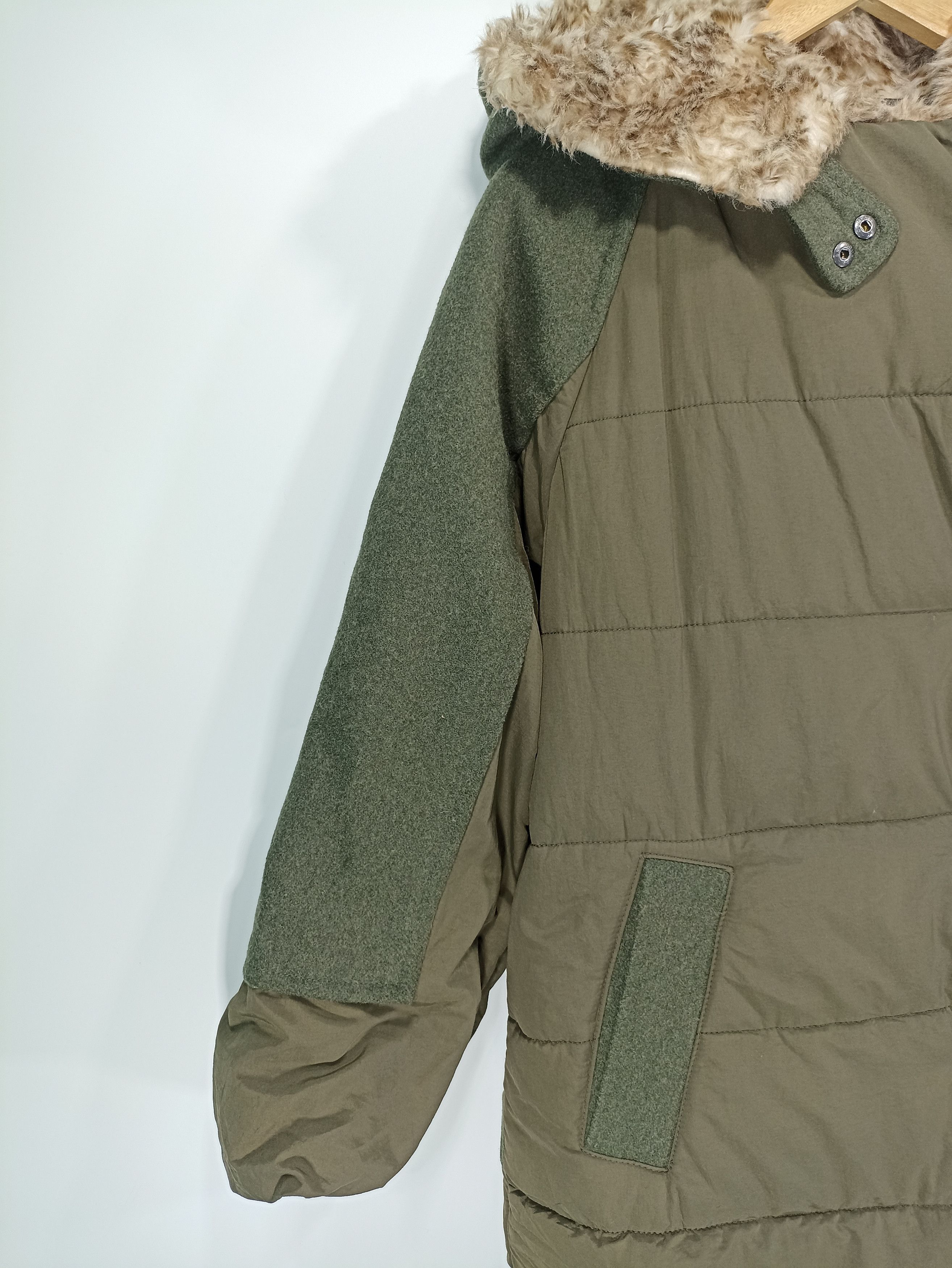 Designer × If Six Was Nine × Japanese Brand Ozoc patch wool goose down faux fur hoodie Size US M / EU 48-50 / 2 - 4 Thumbnail