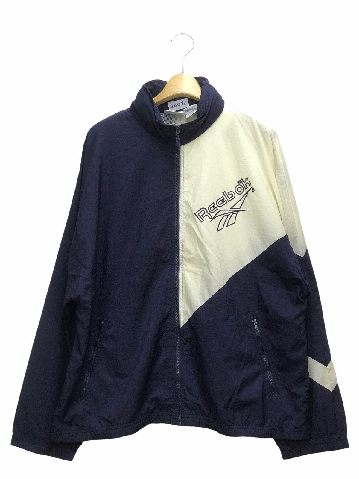 Reebok Vintage 90s/Y2K Reebok Big Logo Windbreaker Jacket Size US M / EU 48-50 / 2 - 2 Thumbnail