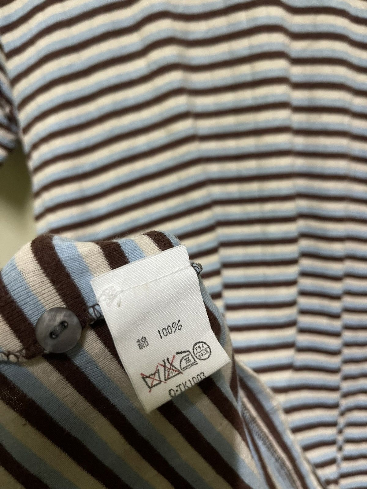 Dries Van Noten Dries Van Noten Stripes Polo Size US L / EU 52-54 / 3 - 8 Thumbnail
