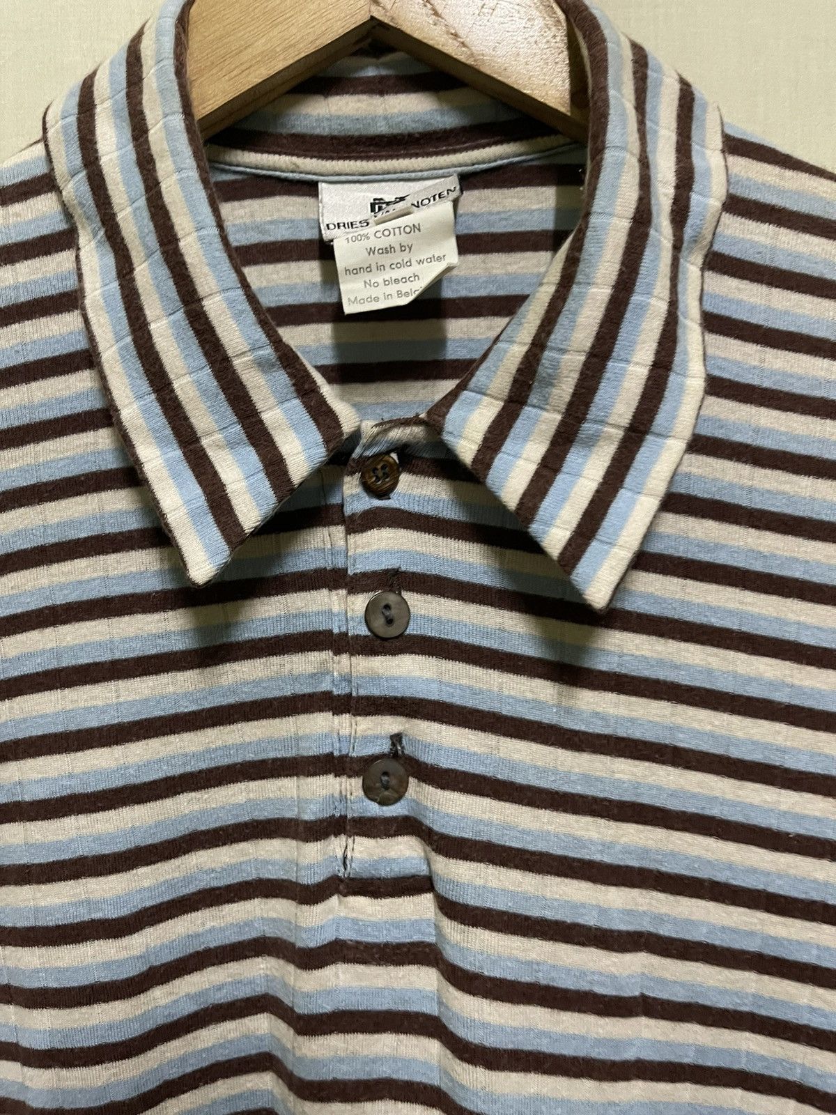 Dries Van Noten Dries Van Noten Stripes Polo Size US L / EU 52-54 / 3 - 3 Thumbnail
