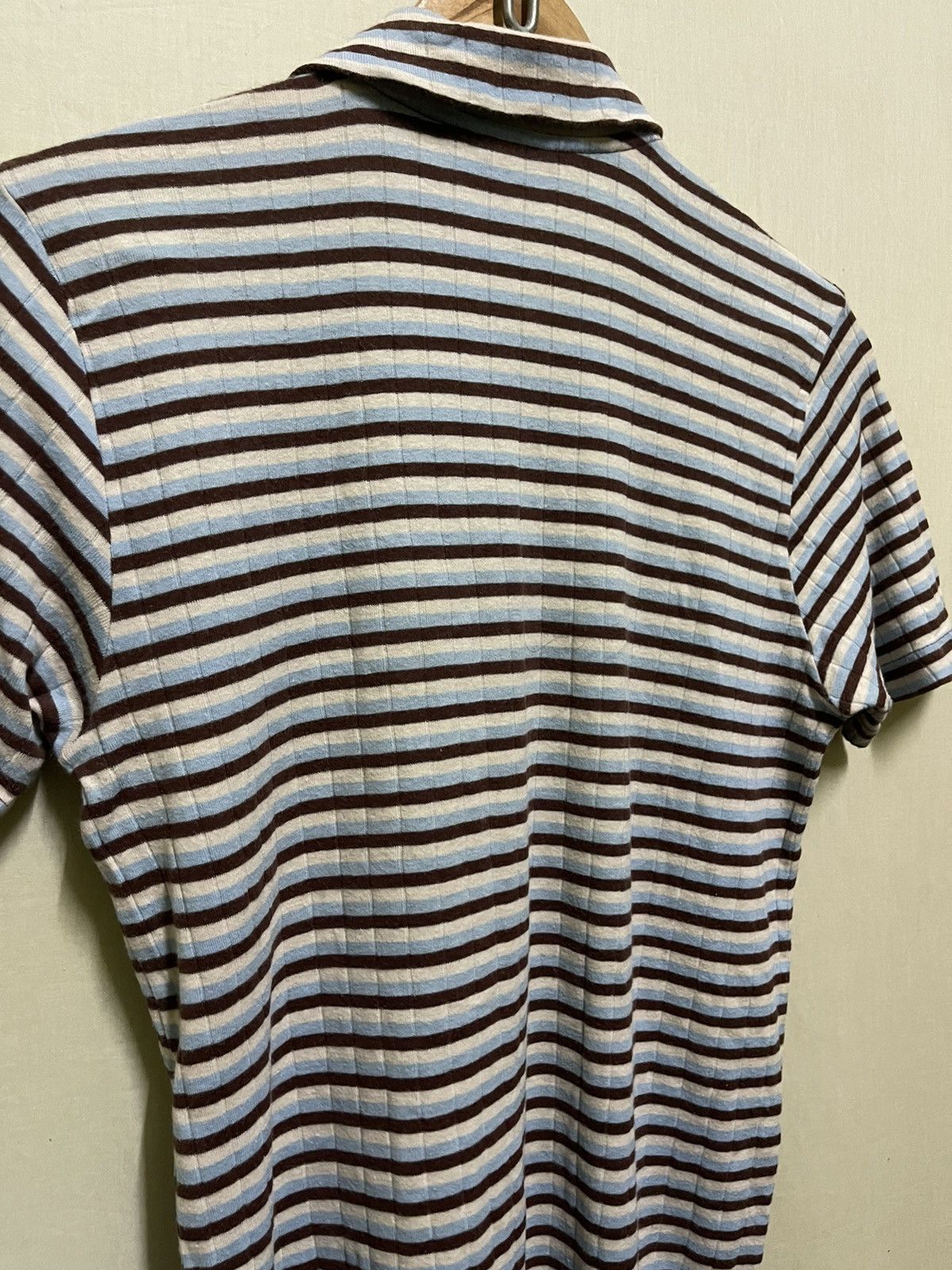Dries Van Noten Dries Van Noten Stripes Polo Size US L / EU 52-54 / 3 - 7 Thumbnail
