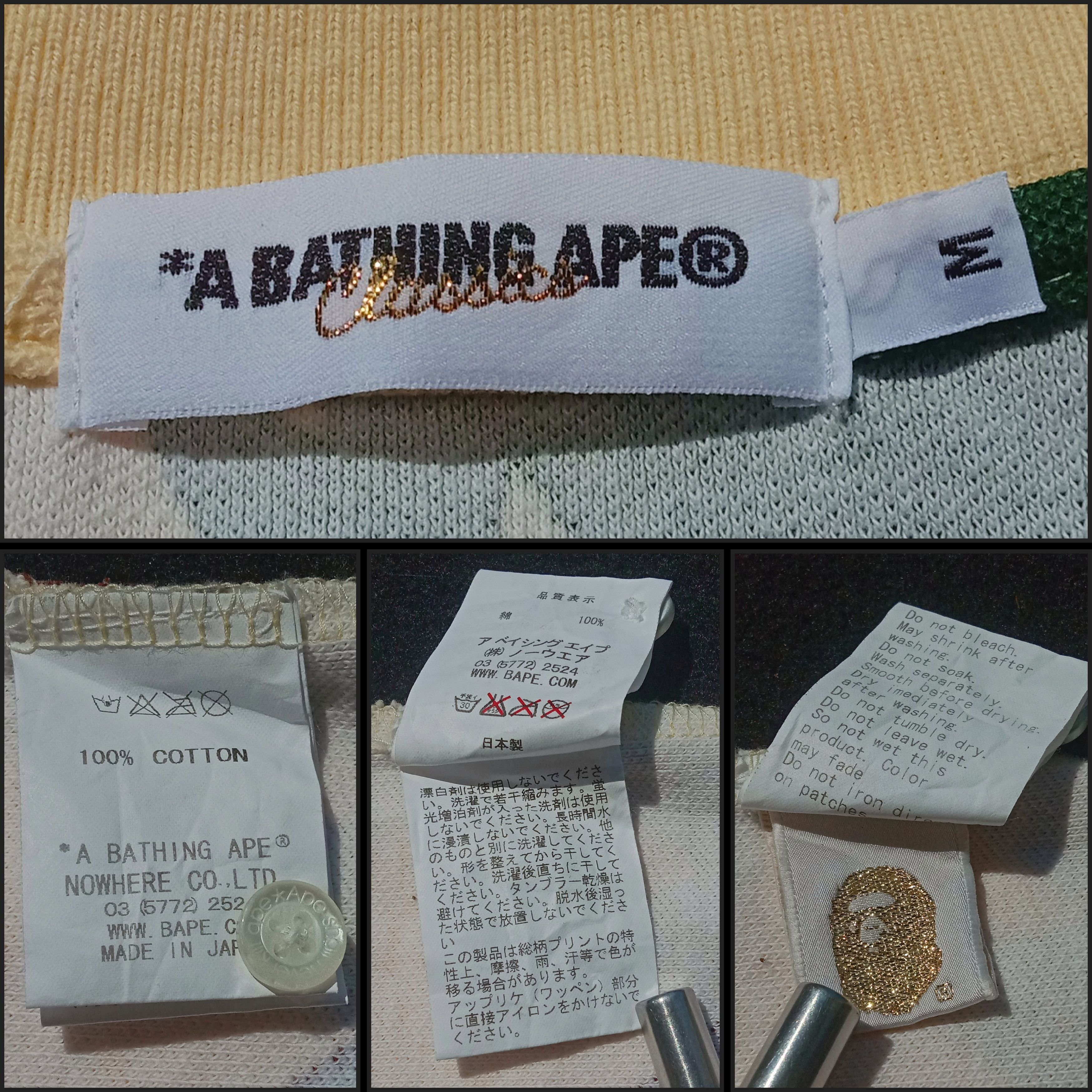 Bape Bape Kagoshima Sta Pattern Polo (2008) Size US M / EU 48-50 / 2 - 6 Thumbnail