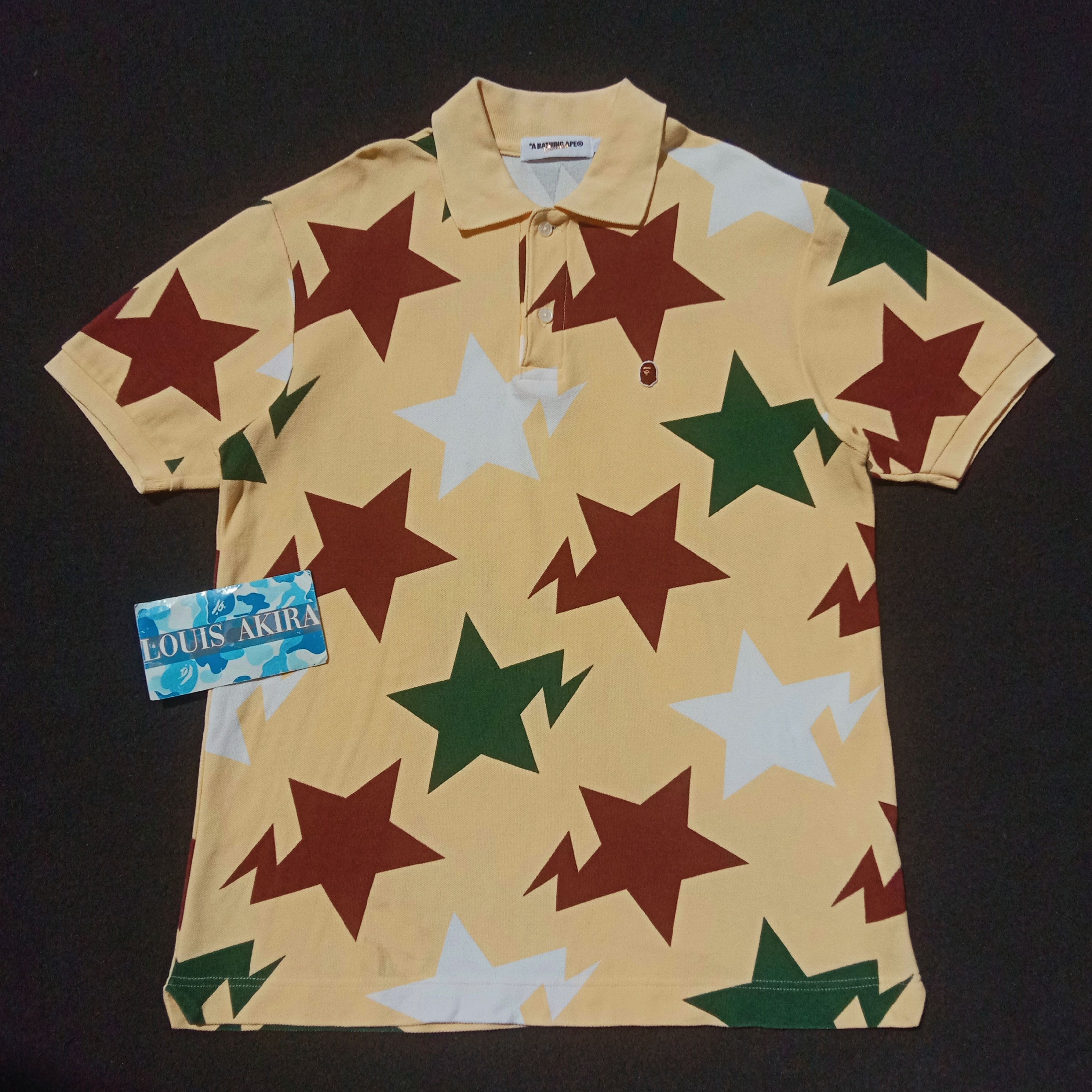 Bape Bape Kagoshima Sta Pattern Polo (2008) Size US M / EU 48-50 / 2 - 1 Thumbnail