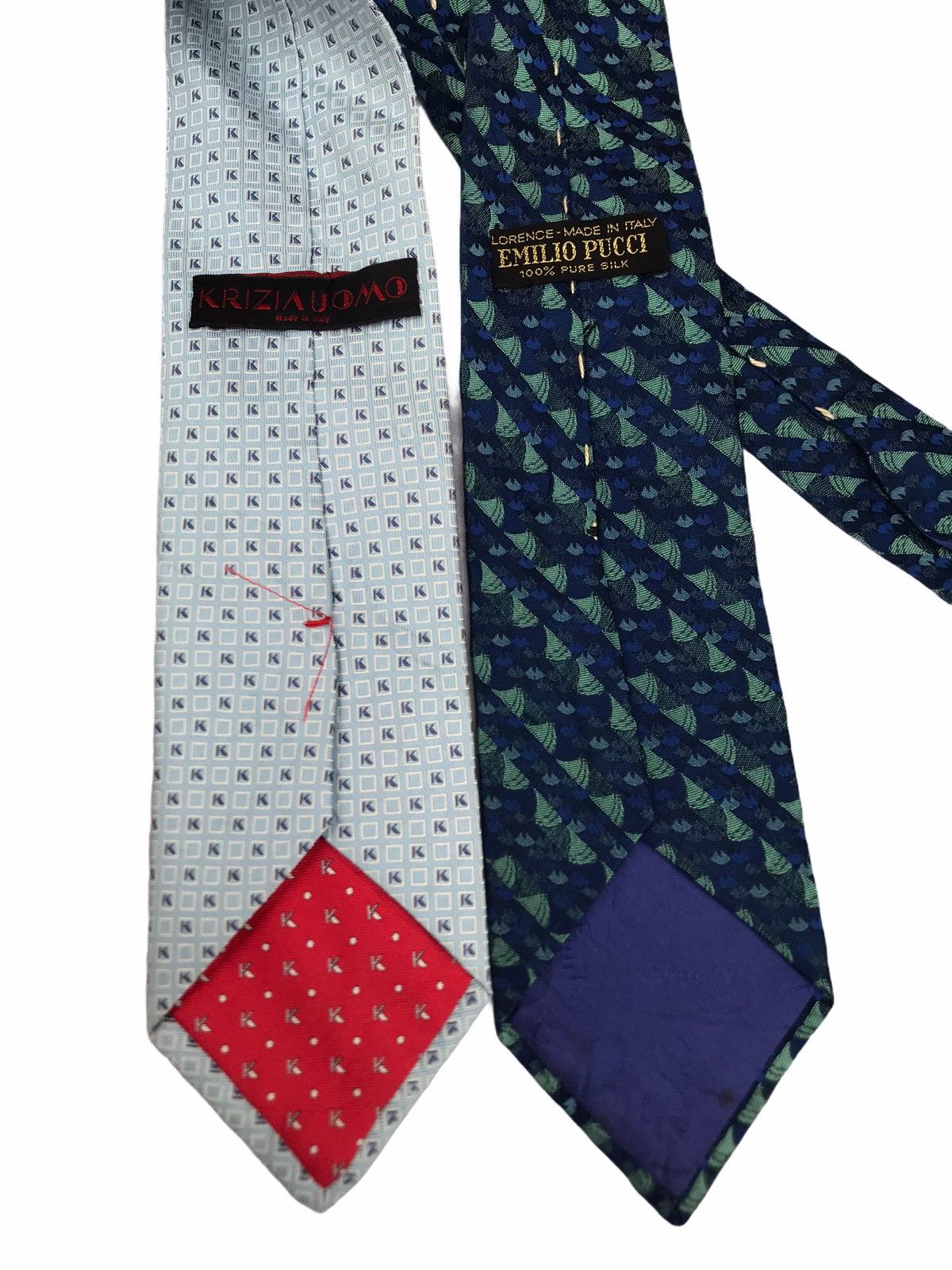 Emilio Pucci Krizia & Emilio Pucci Silk Necktie Size ONE SIZE - 3 Thumbnail