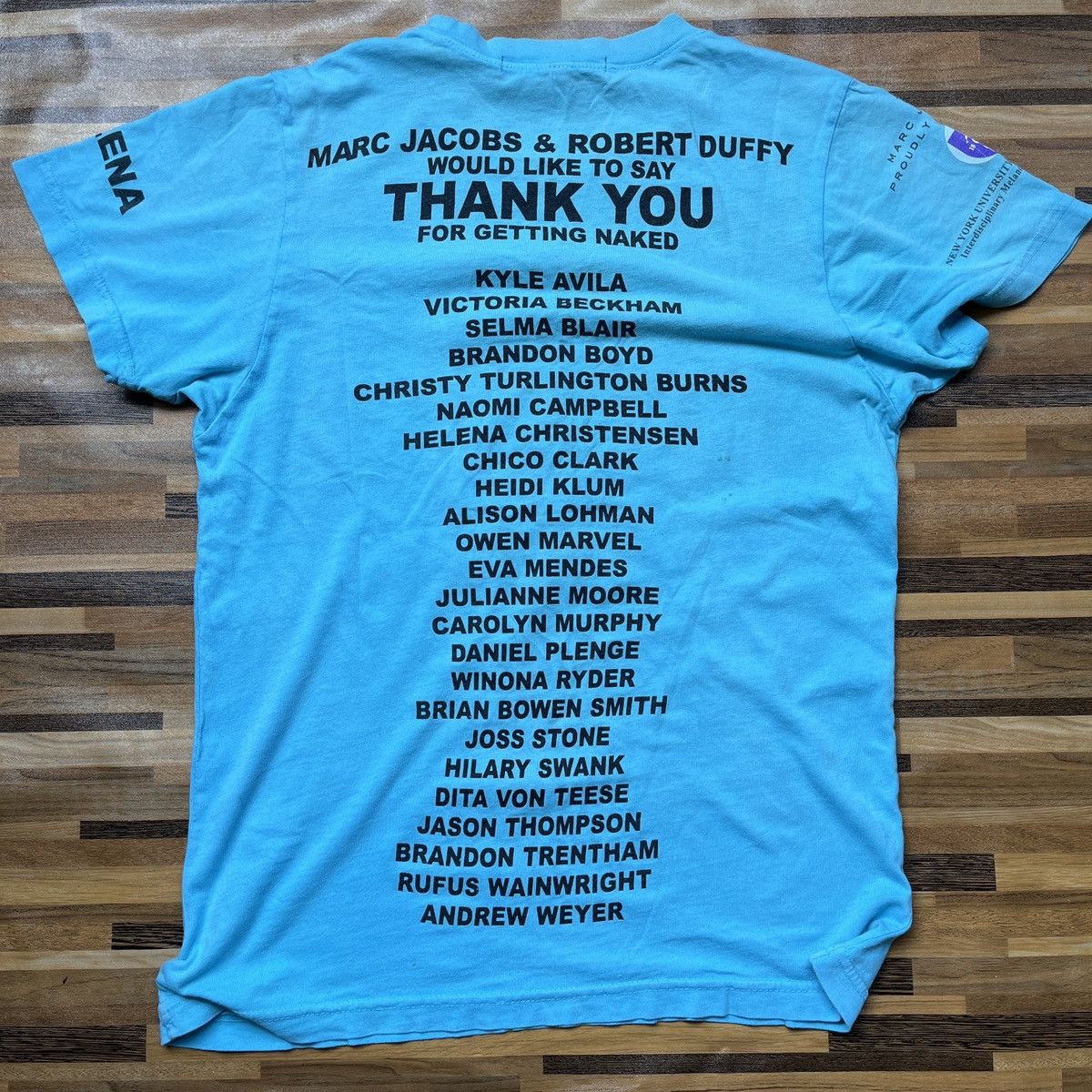 Marc Jacobs Marc Jacob Nude Helena Christensen TShirt Size US S / EU 44-46 / 1 - 13 Thumbnail