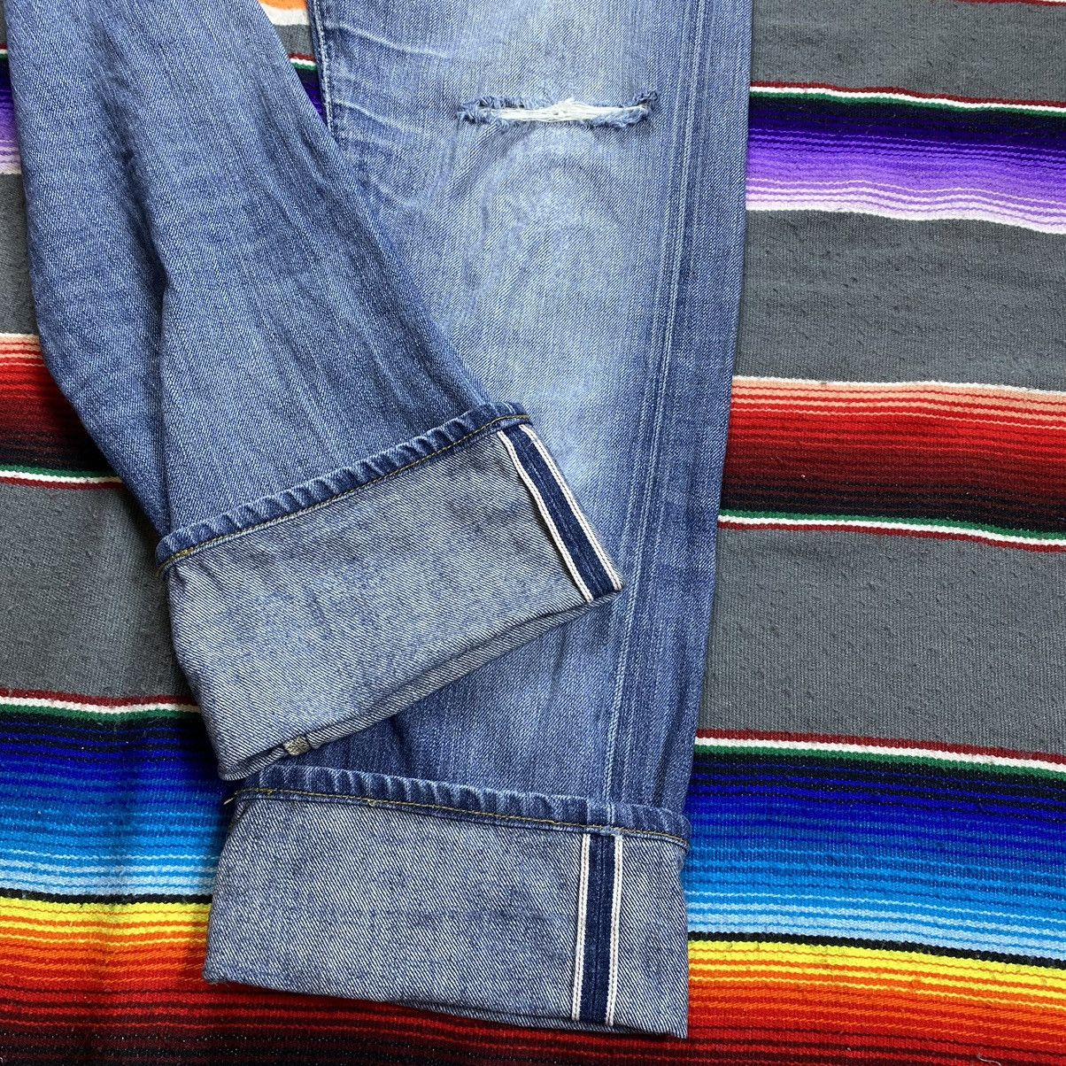Uniqlo 🔥🔥Vintage Uniqlo Regular Fit Selvedge Denim Size US 35 - 5 Thumbnail