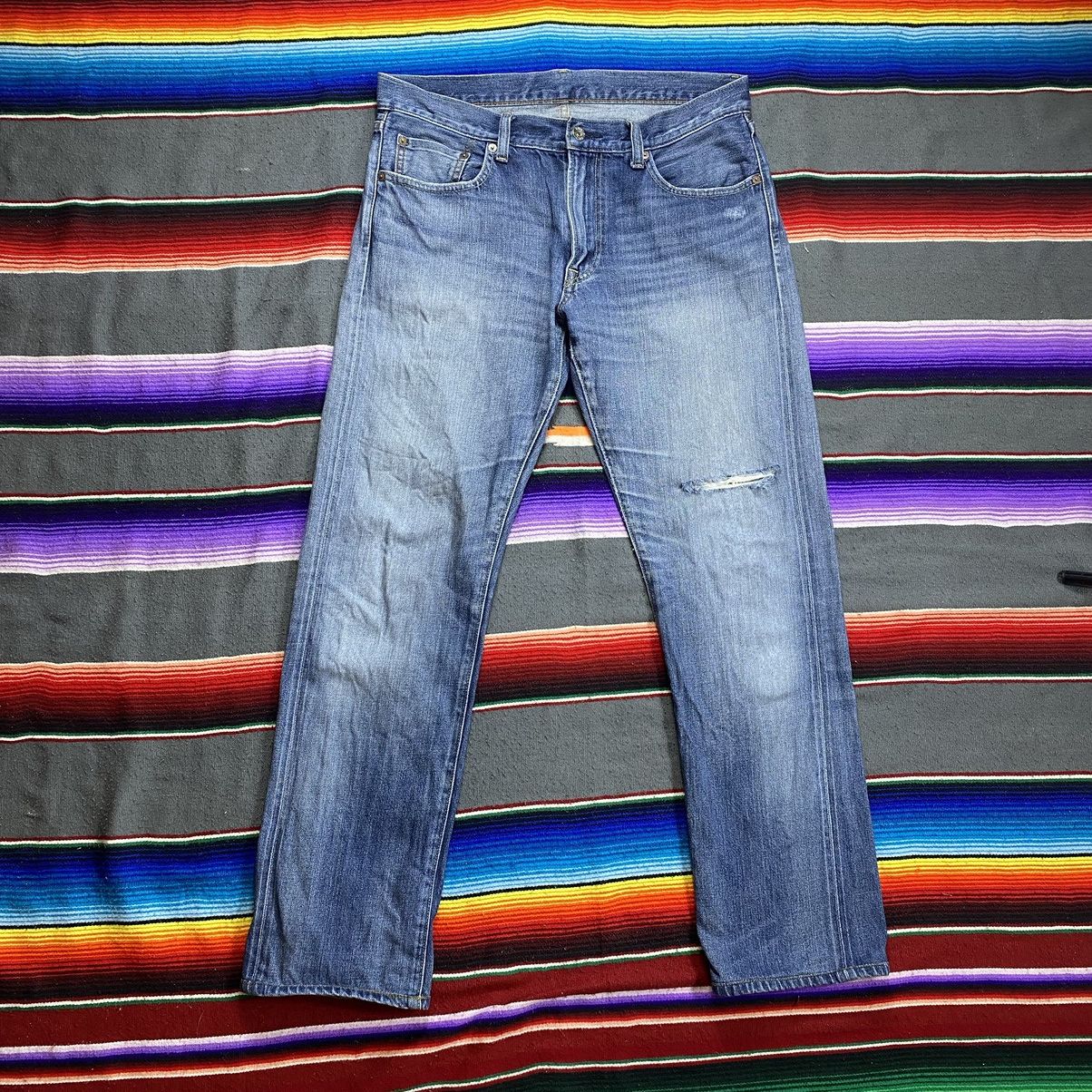 Uniqlo 🔥🔥Vintage Uniqlo Regular Fit Selvedge Denim Size US 35 - 1 Thumbnail